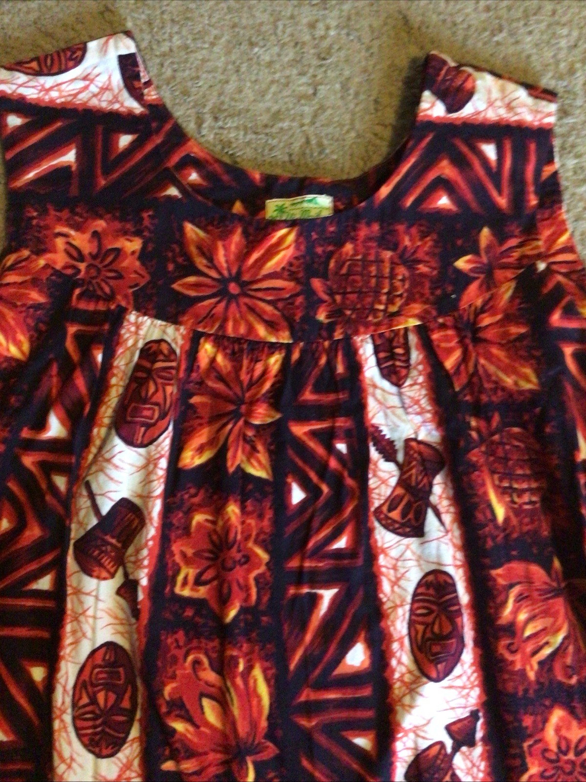 Vintage 60s Ui Makai Hawaiian Honeymoon Set Dress & Men’s Shirt