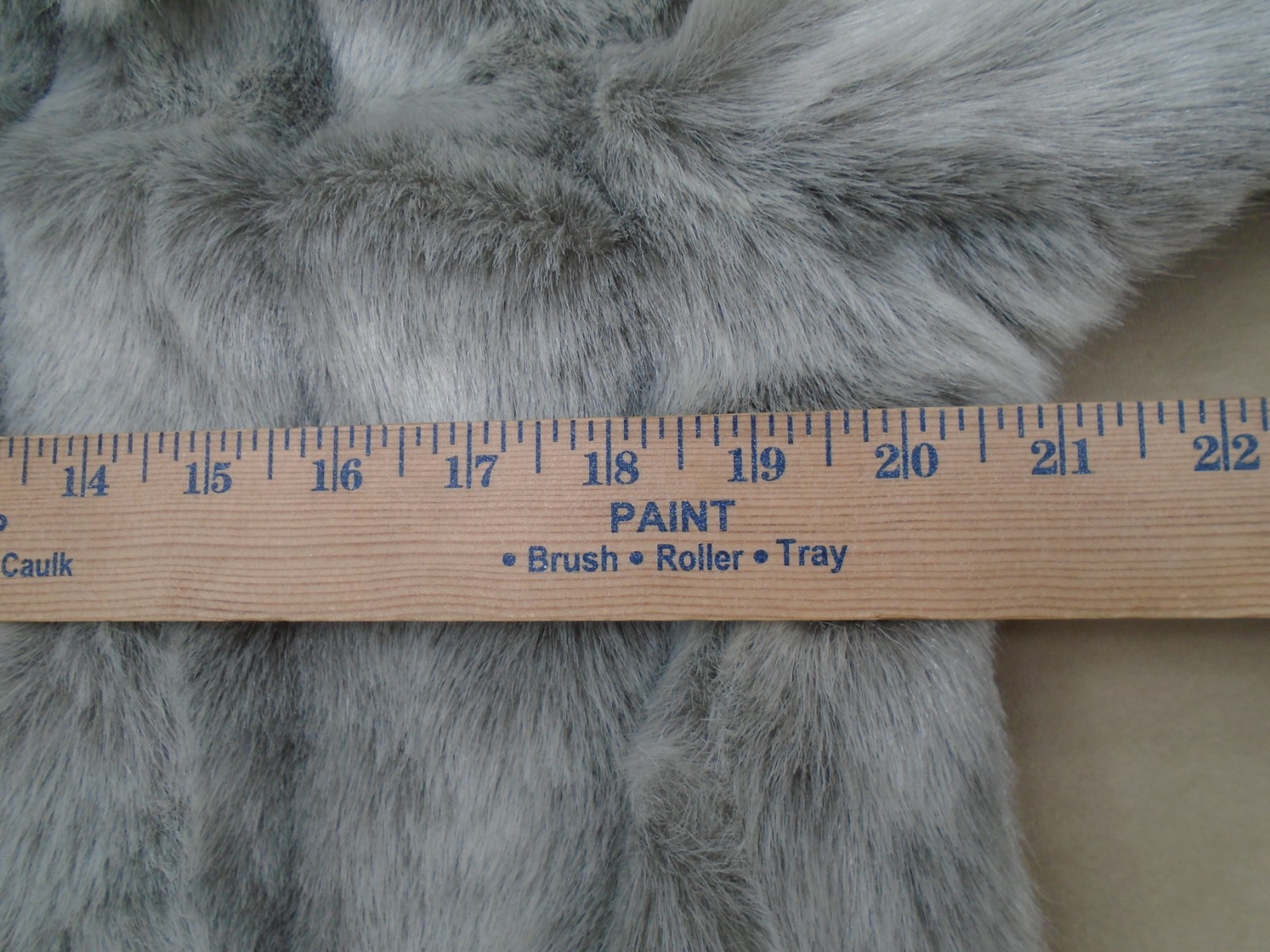 Vintage Dennis Basso Pelted Faux Mink Gray Jacket Coat Zip Front Medium NWT!