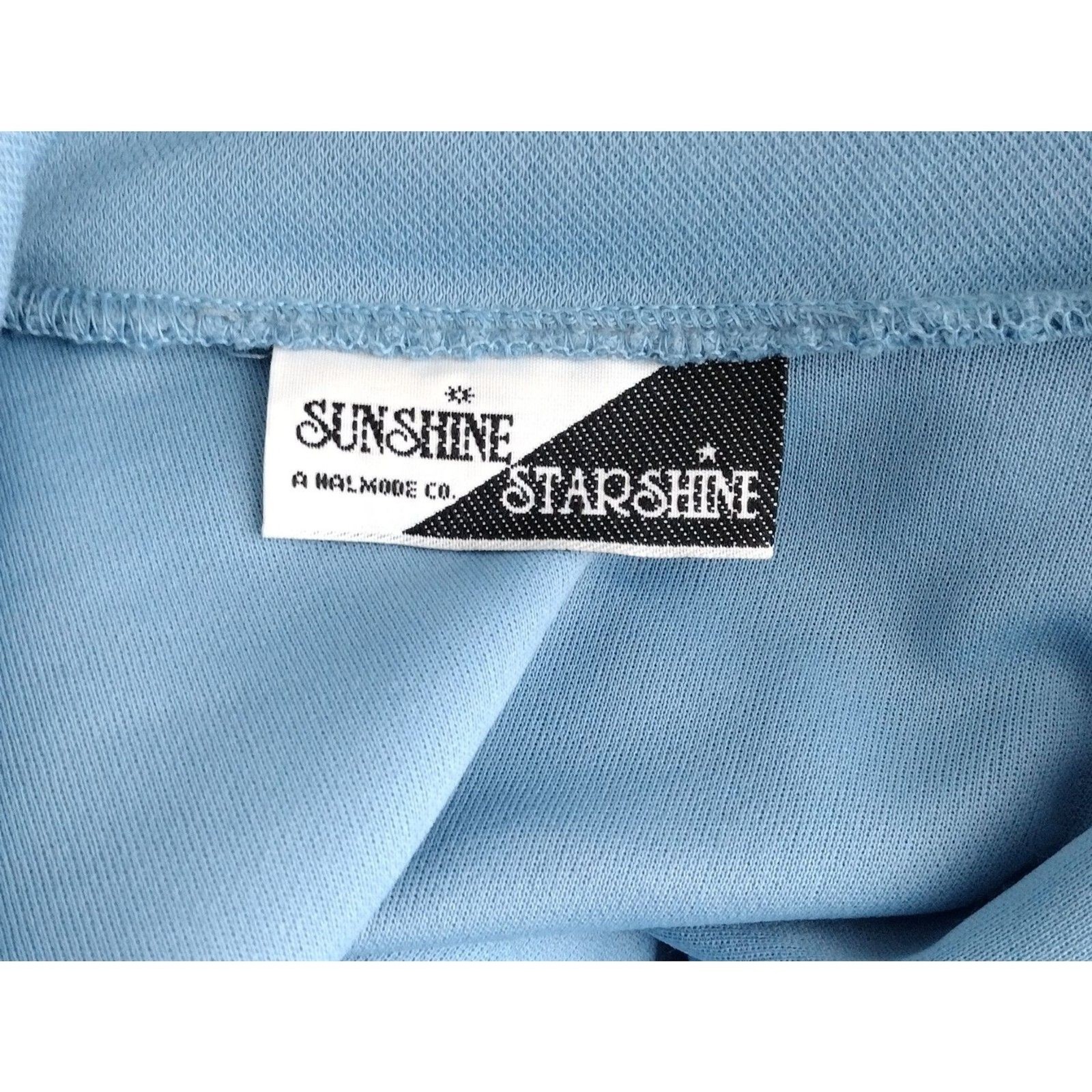 Vintage 70s Sunshine Starshine Keyhole Puff Balloon Sleeve Secretary Day Dress