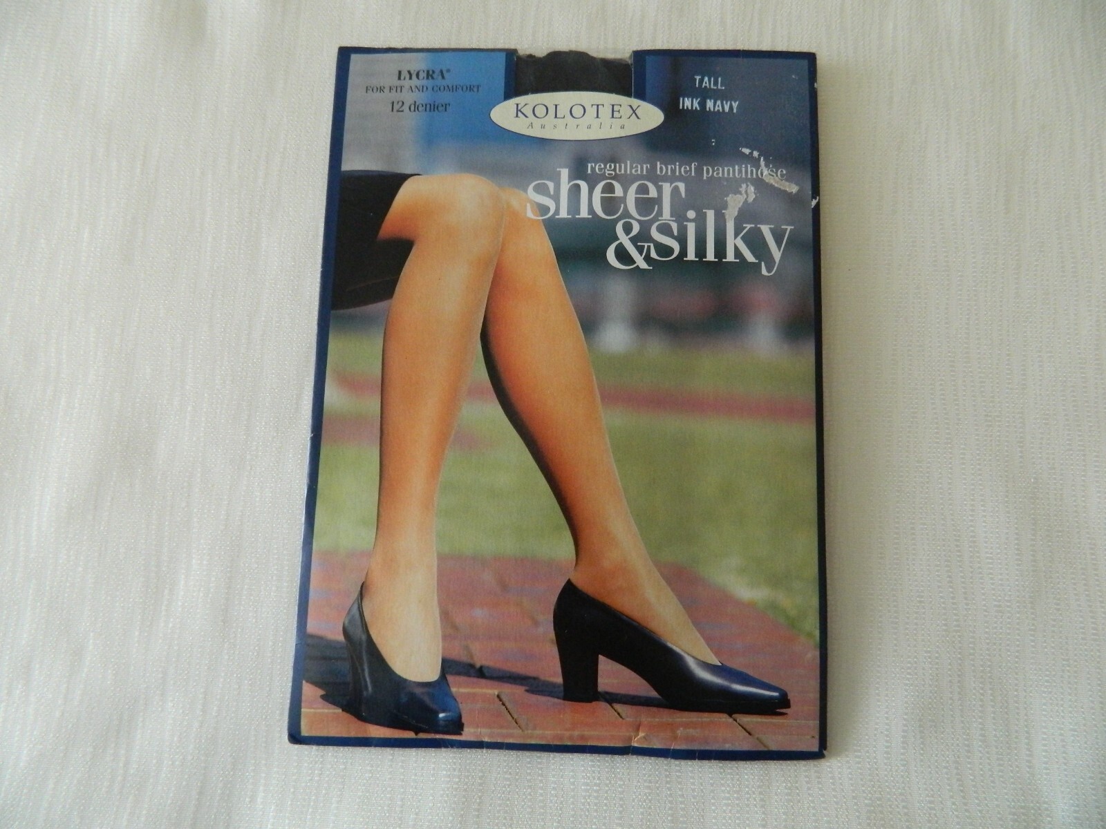 KOLOTEX Pantihose SHEER & SILKY Lycra Nearly Black Ave,Black Ave,Ink Navy Tall