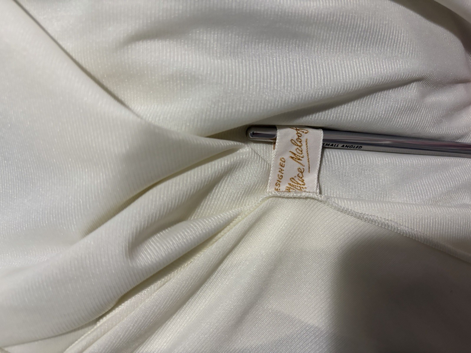 Vintage 1960s Alice Maloof Peignoir Set – Nightgown & Robe in Ivory Cream Lace