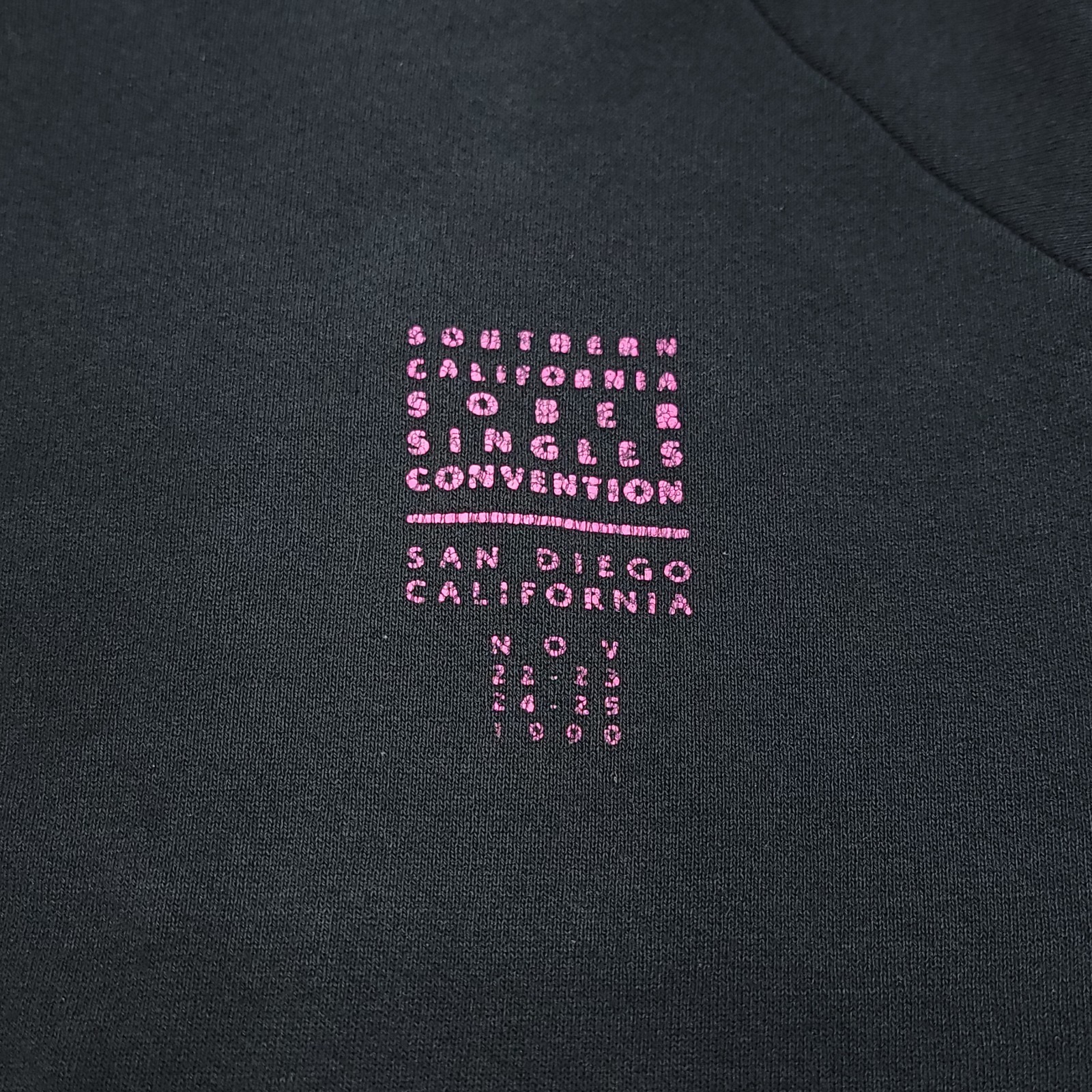 SoCal Sober Singles Convention Sweatshirt Womens Large San Diego California 1990