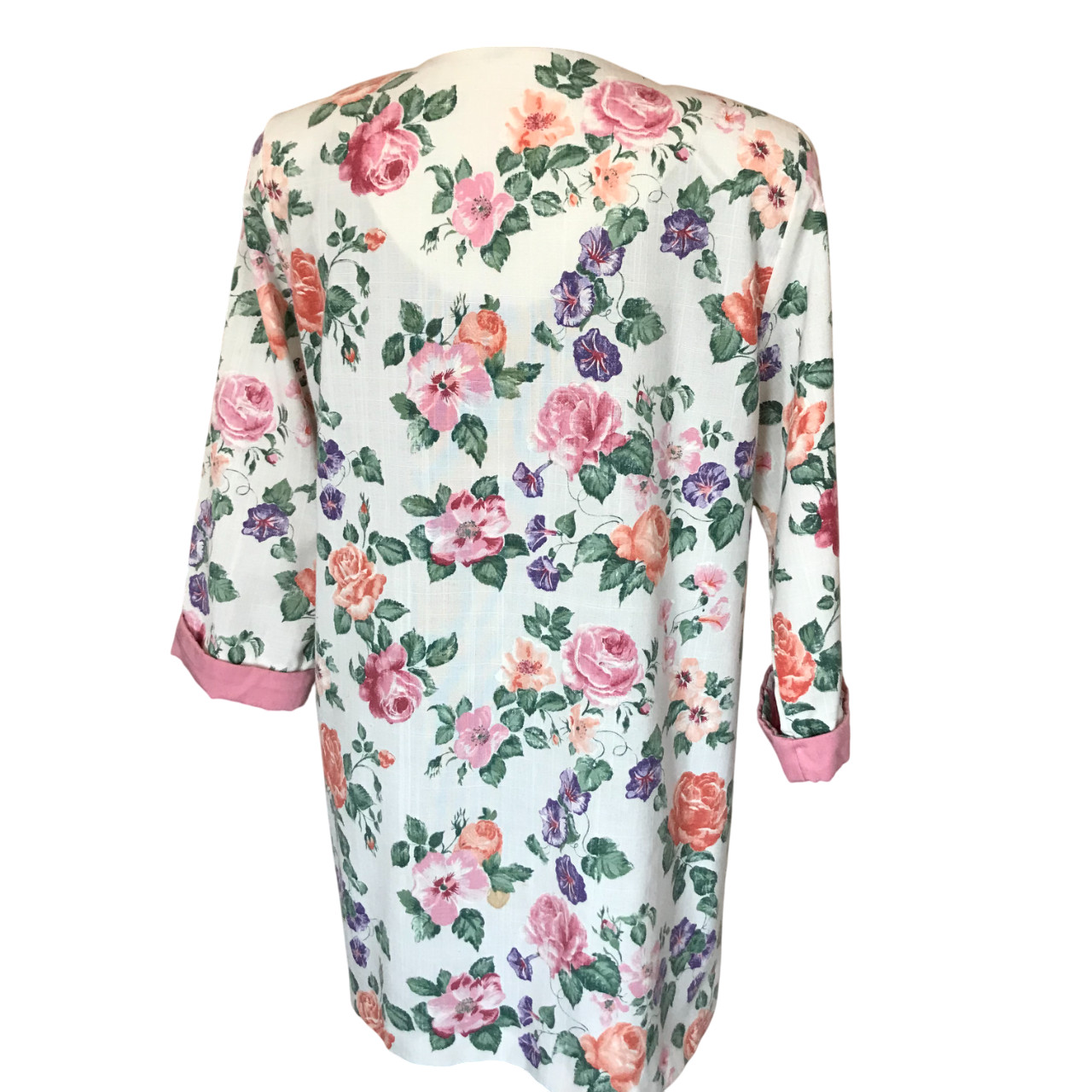 Special Thyme Ltd. Floral Jacket VTG 80s Lightweight Flowery Spring Blazer 14WP