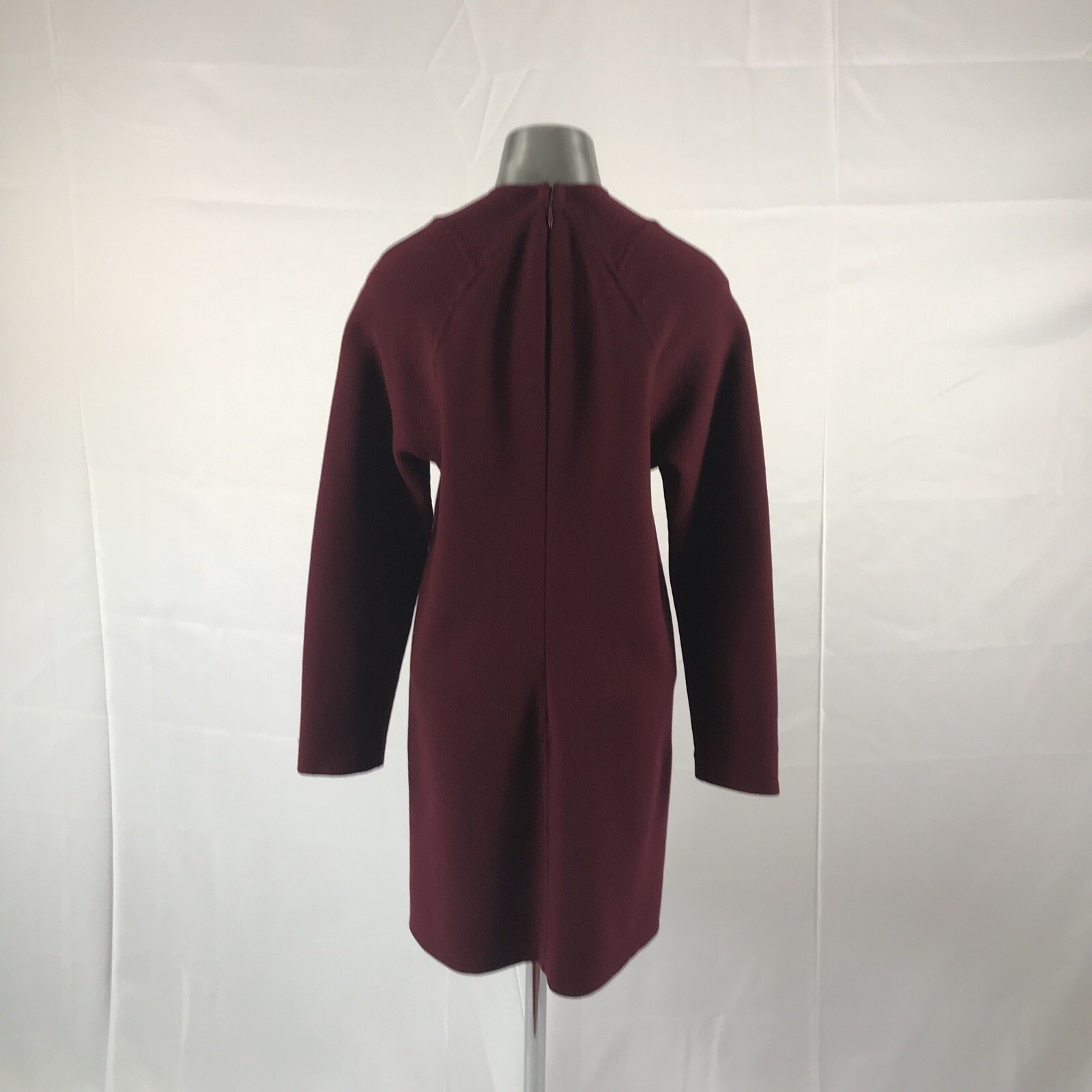 Vintage 1970’s Maroon Geoffrey Beene Couture Size Medium Dress