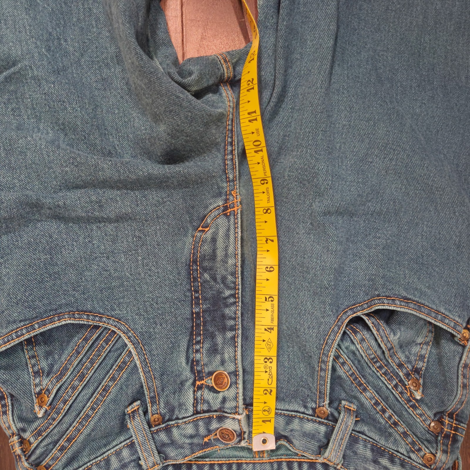 Vintage Zena Denim Jeans Women Size 10 Missy (27×32) Taper Leg 80’s USA Cotton
