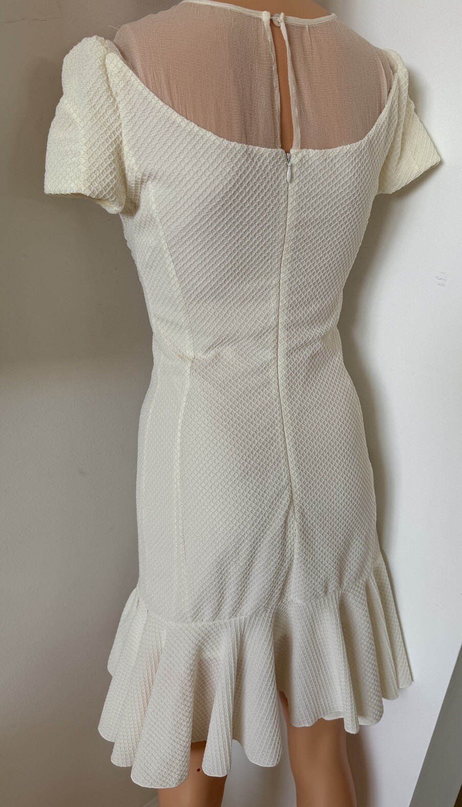Dress bubble Balloon White Ivory Mini Cocktail 4 Cute Nina Ricci Birthday Girl