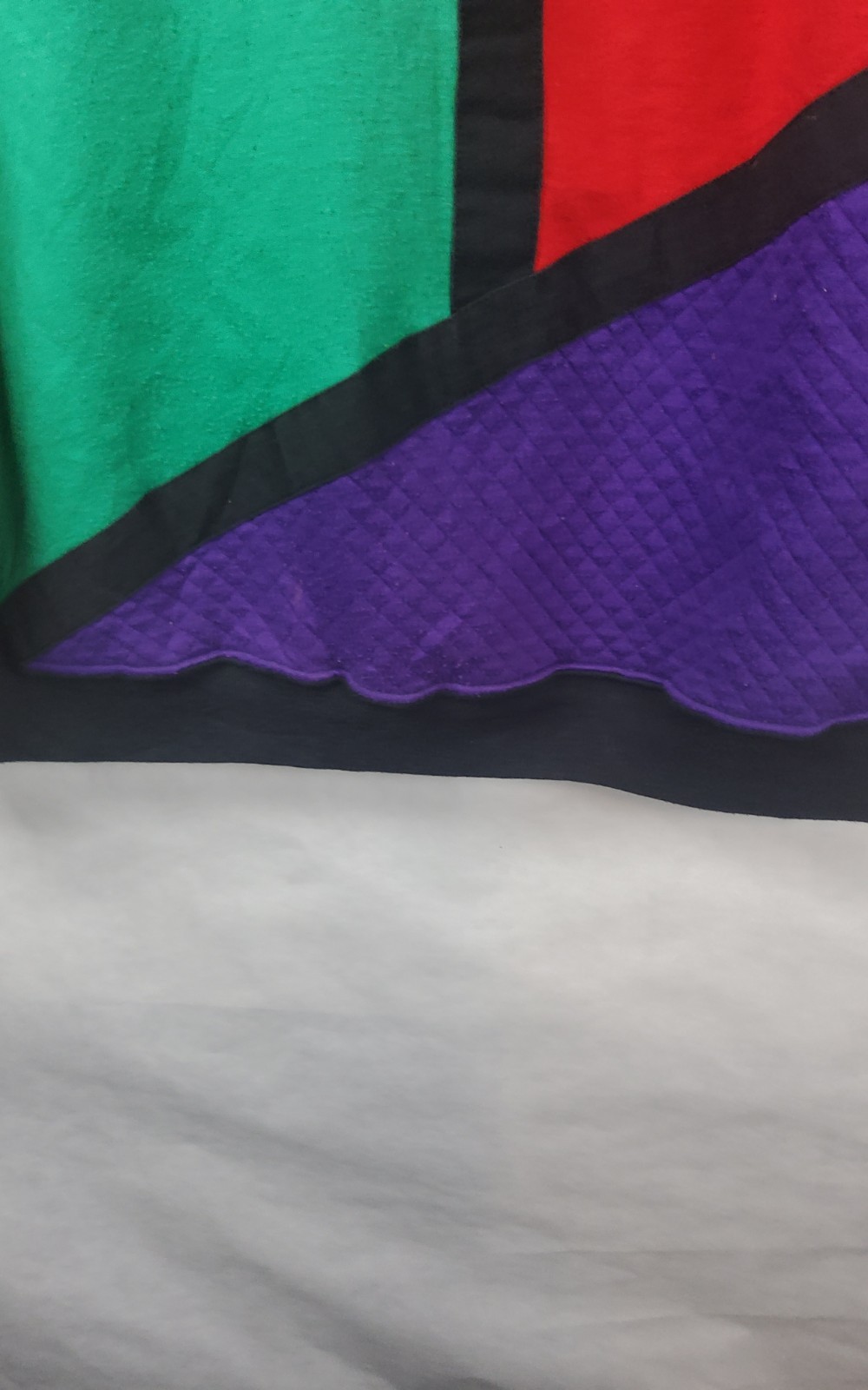 Vintage 80s Women’s Blast Color Block Sweatshirt Size Medium School Preppy Retro