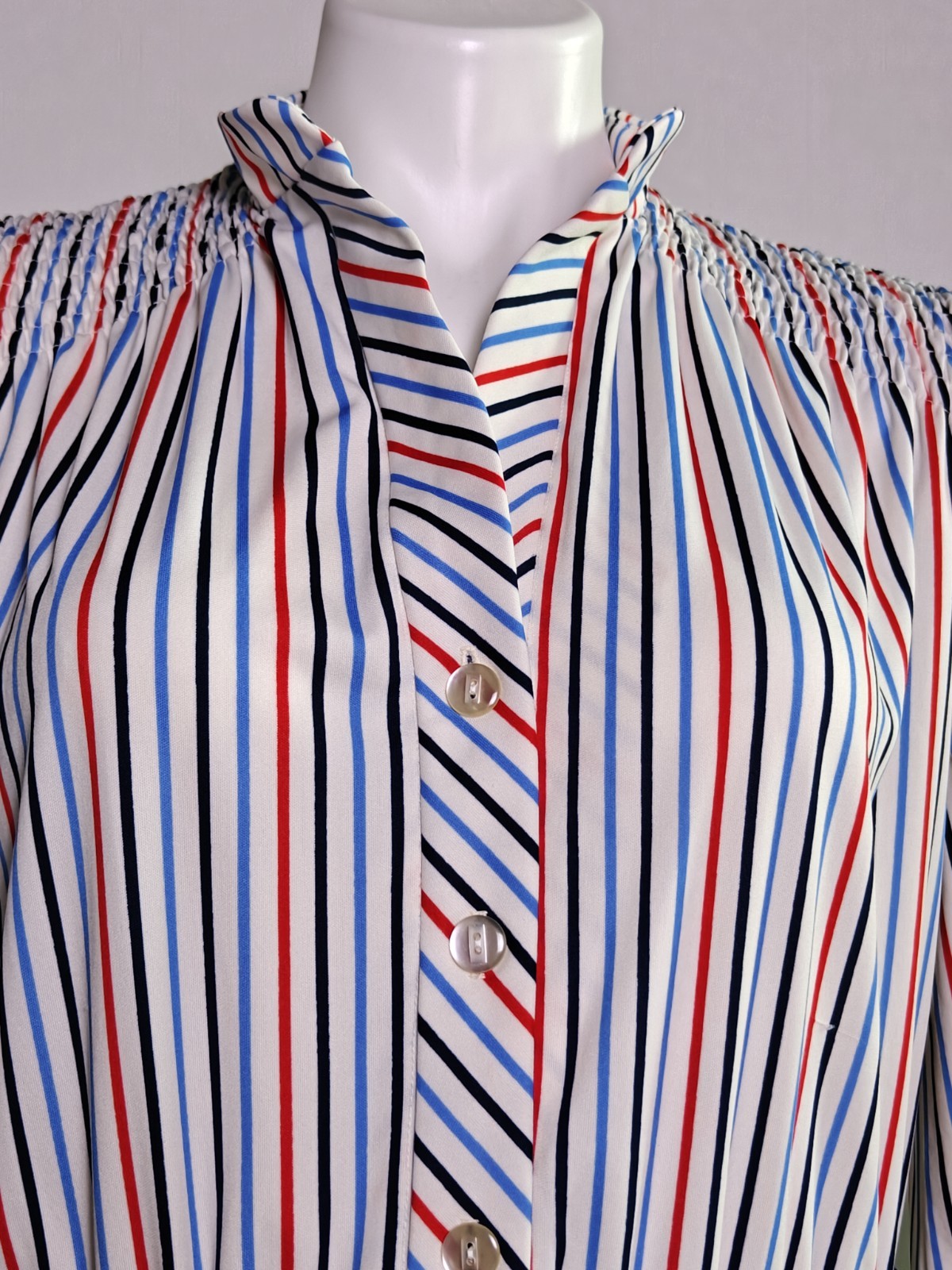 Vintage 1960s’ Amy Deb Dress Bobby’s Girl Style Striped Med/Lge No Belt