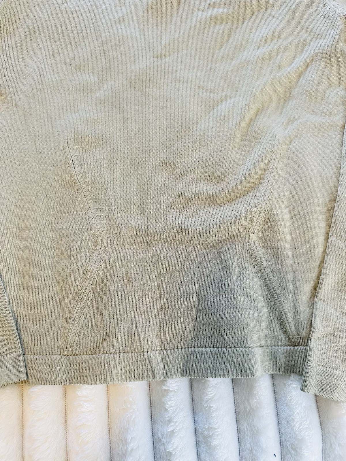 NWT! Vintage 1990s Carlisle Silk Blend Long-Sleeve Sage Green Women’s Sweater S
