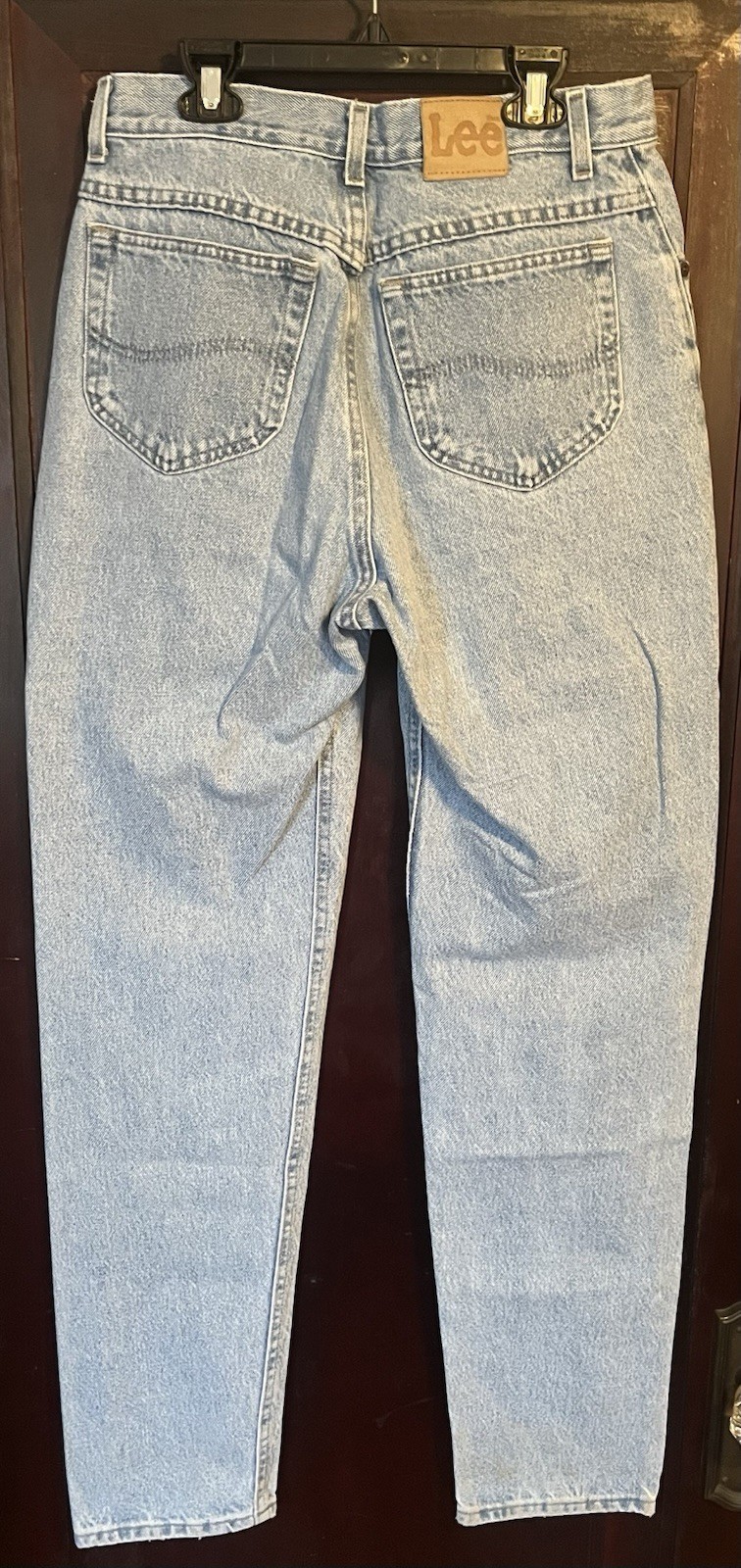 Vintage 90s Lee Jeans RN34783 Sz12 Long 31×34 Blue Denim Jeans Union Made in USA
