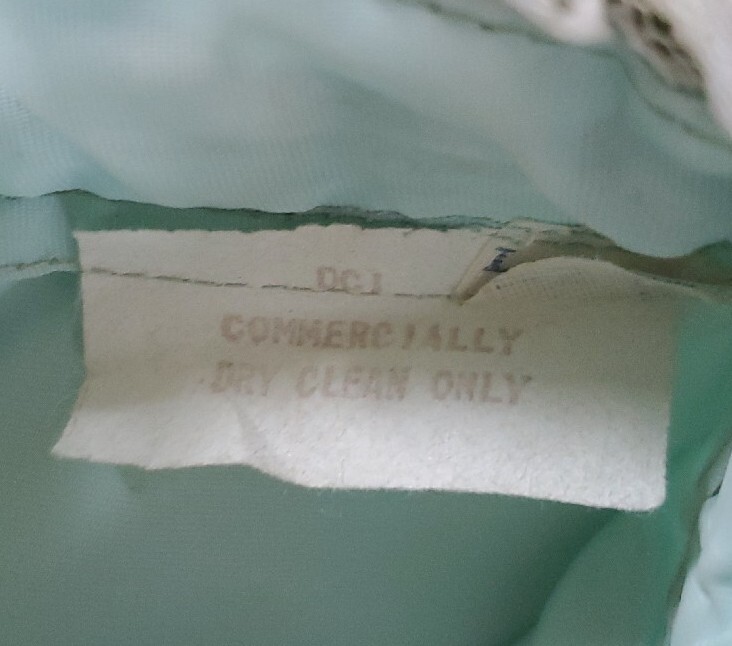 Vintage Dress 60’s Long Formal Wear Theatre Costume Mint Green Size Small 🇺🇸