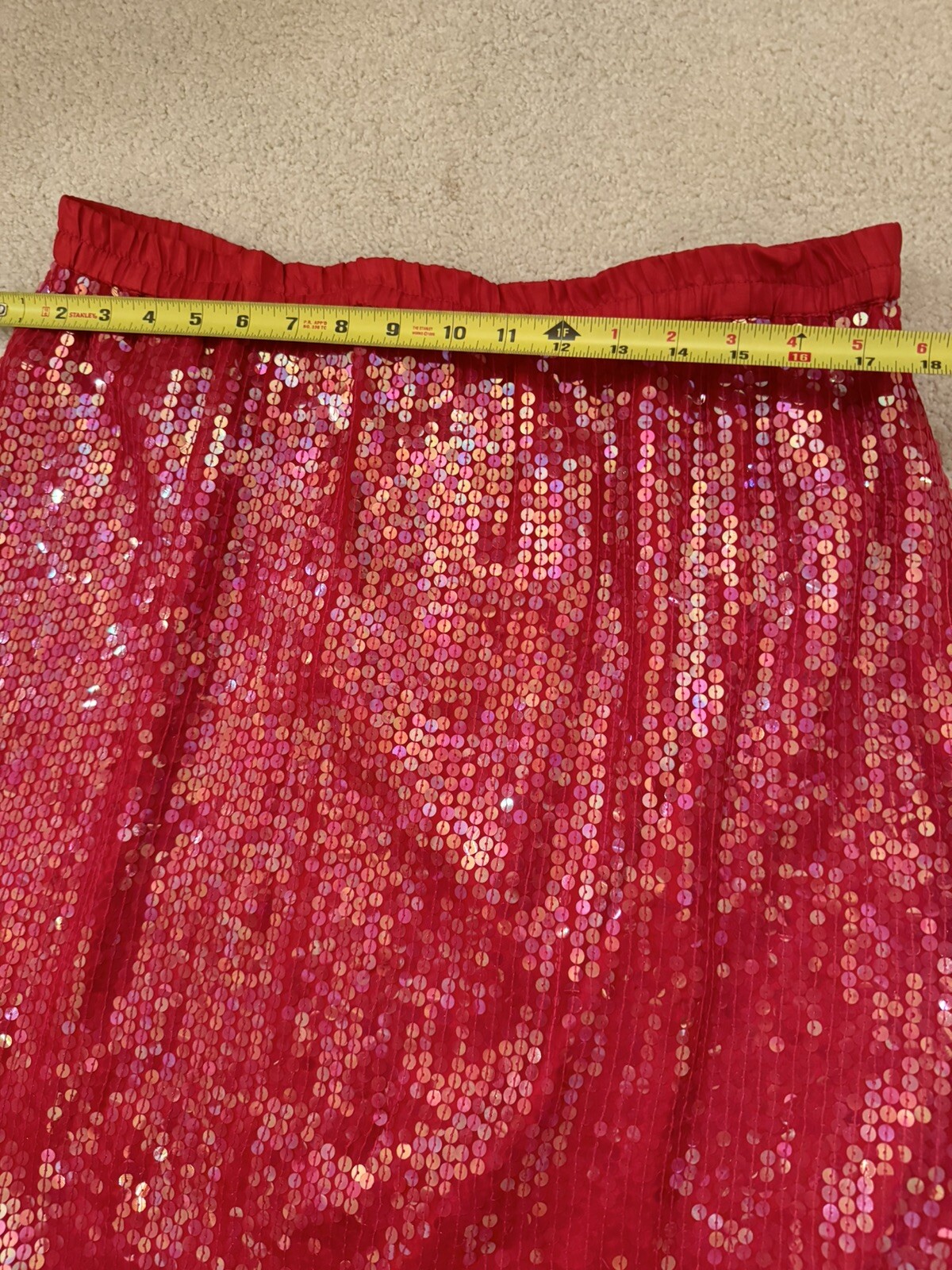VTG Candlelight by Jainson’s International 100% Silk Red Dress 80s Glam Size M