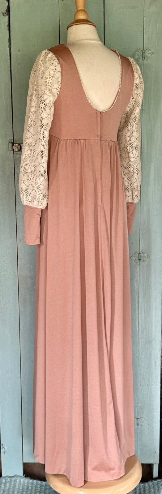 VTG 70’s Rags by Kressandra Boho Chic Festival Cottagecore Maxi Empire Dress S