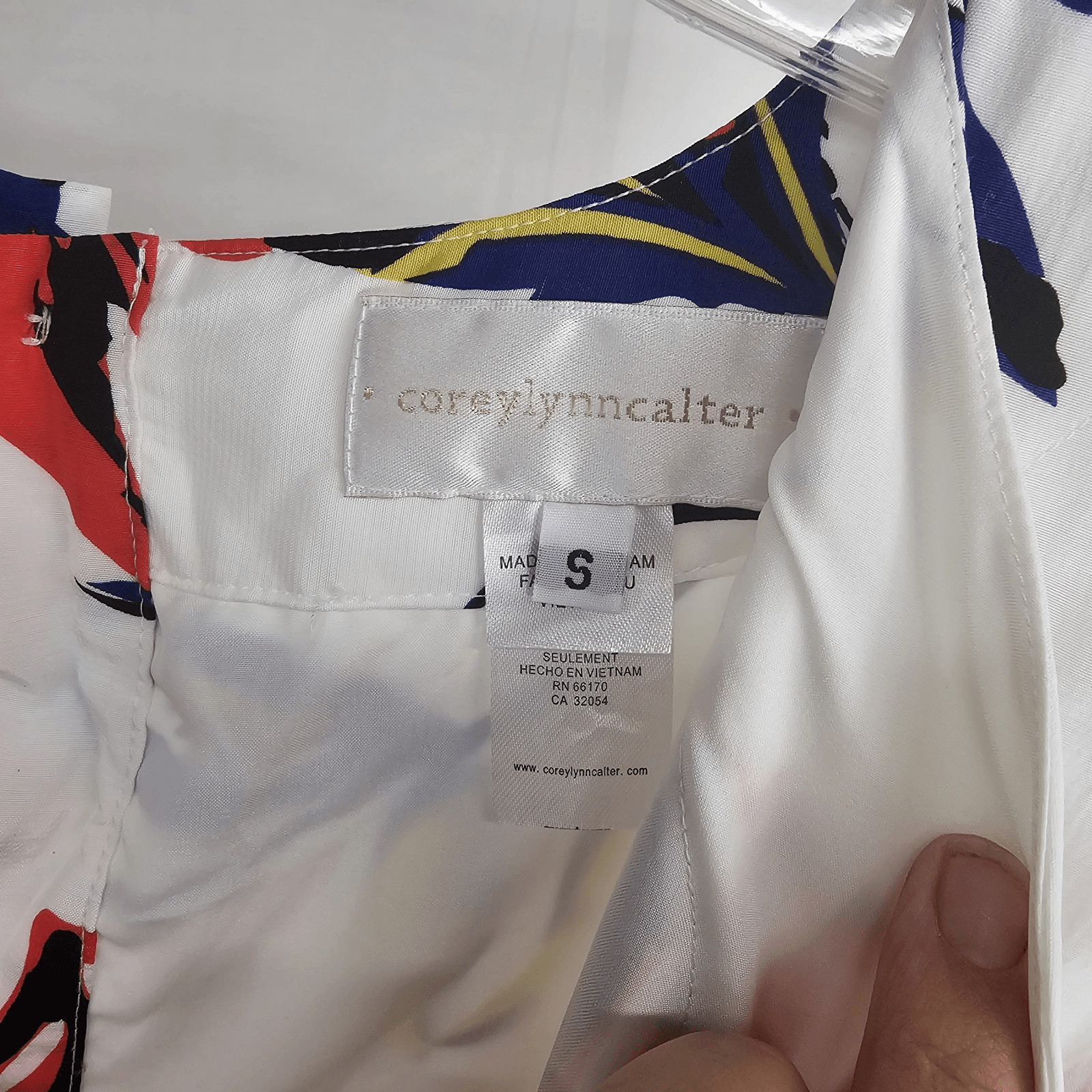 Corey Lynn Calter Anthropologie Reva White Floral Romper Women’s Size Small