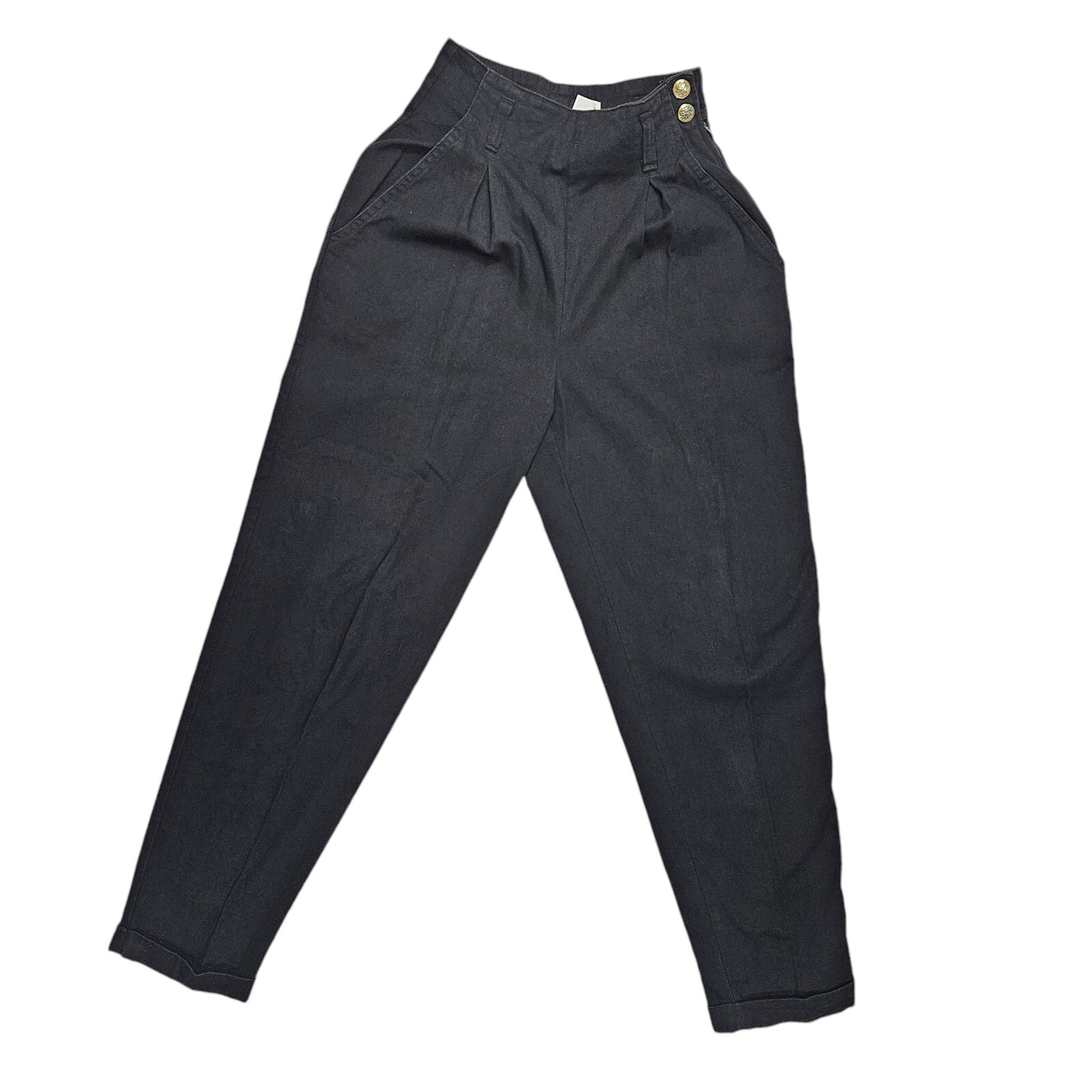 Vintage YES Clothing Co 80s/90s Juniors Size 5 High Waist Cuffed Denim Pants