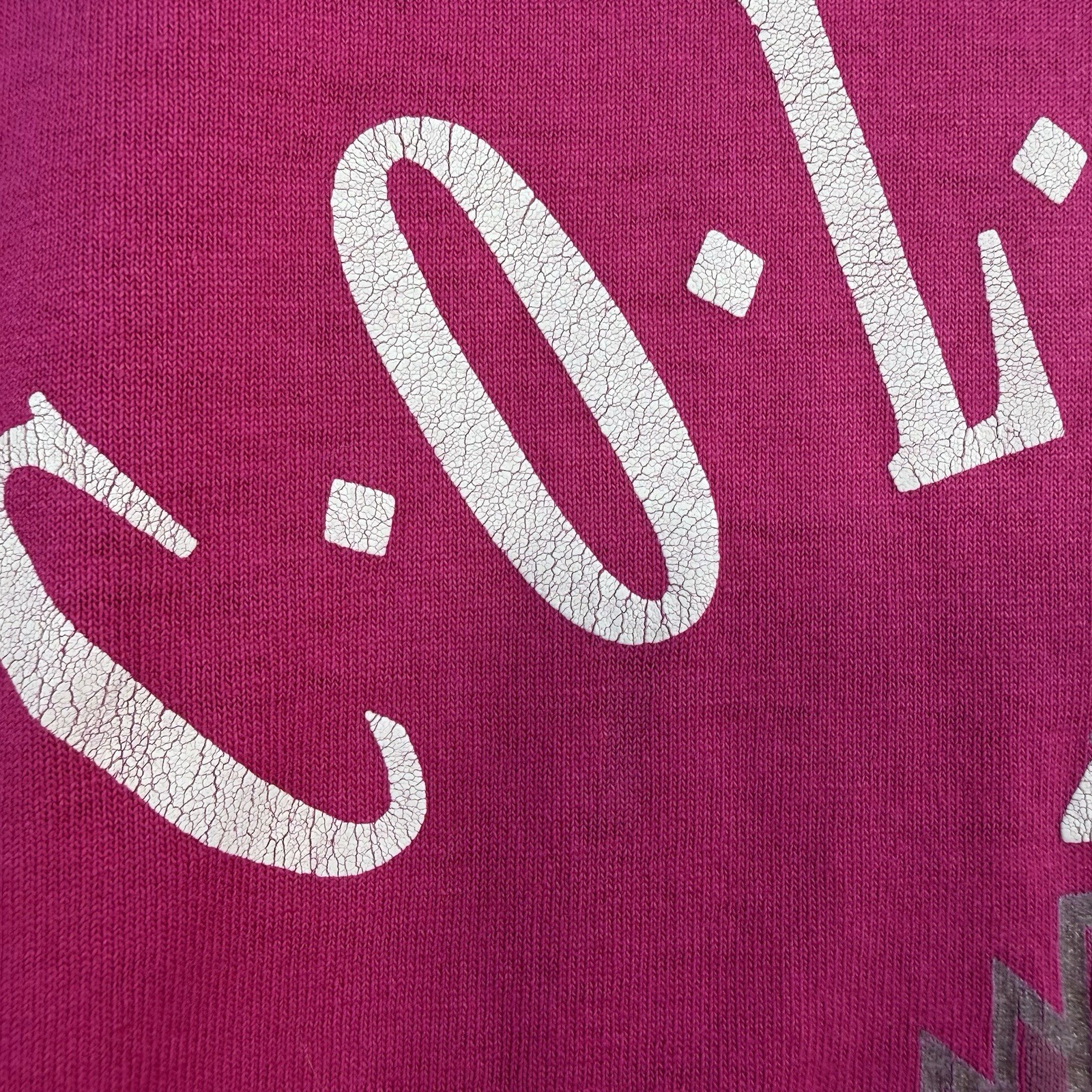 90s Vintage L Large Colorado Graphic T-Shirt Tee Pink Single Stitch Crew Neck