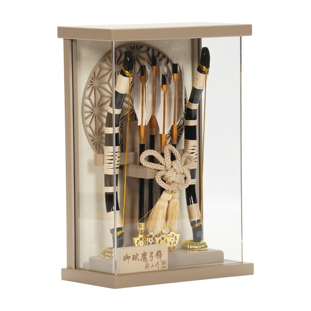 Acrylic Hamayumi Lucky Bow „Sui” Wall Hanging (Kanzan) [261-010]