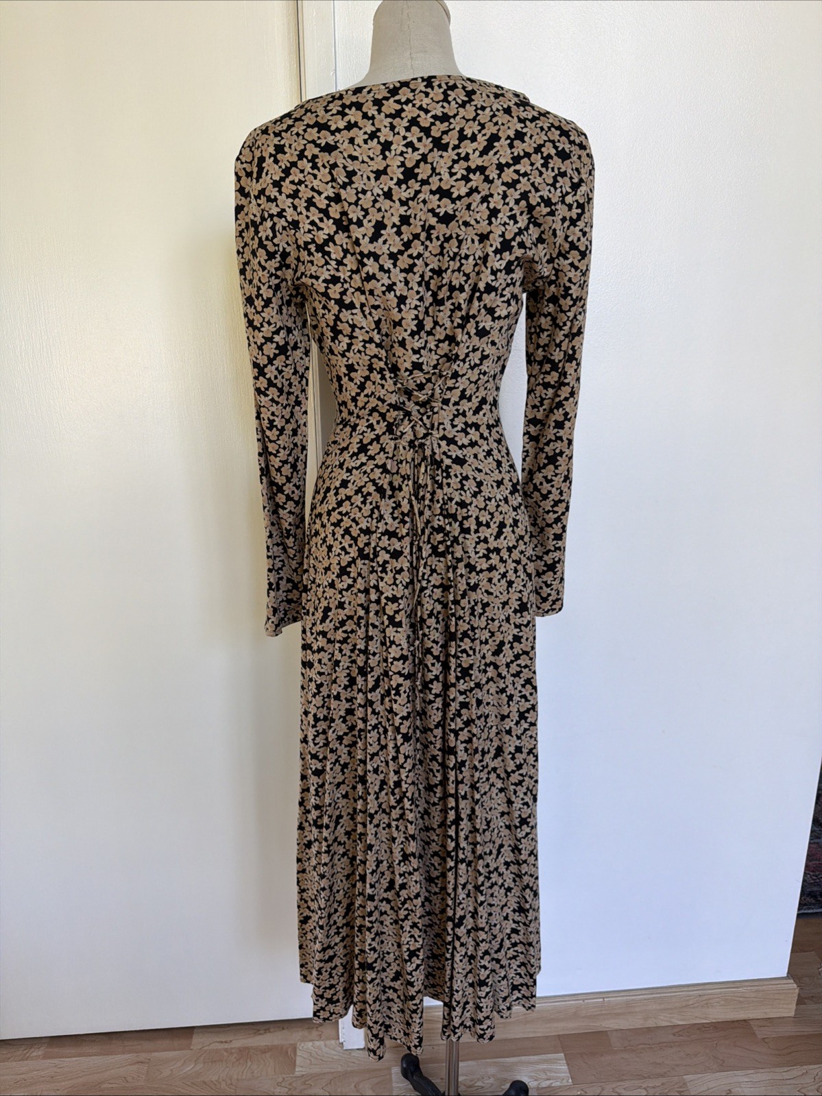Vintage Moda International Dress Victoria Secret 90s Floral Corset