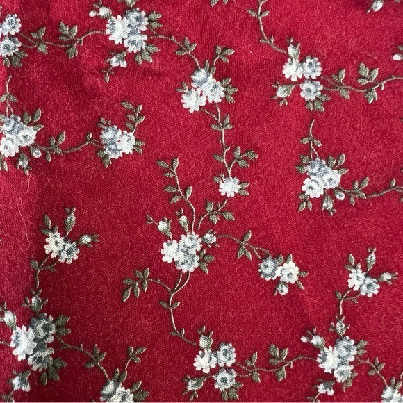 VTG Hilda Hawaii Cottagecore Prairie Maxi Sundress Ruffle Lace Calico Floral Sm
