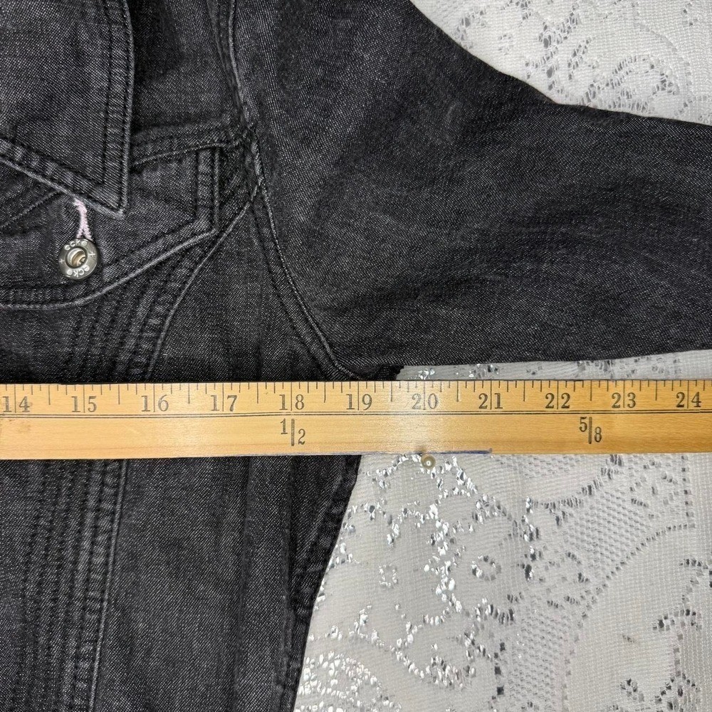 Vintage Y2K Ecko Red Black Embroidered Denim Jacket -M