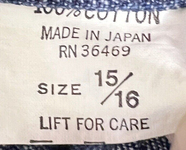 Vintage Hunters Glen Pleated Striped Denim Skirt 29 x 26 Blue Japan 100% Cotton