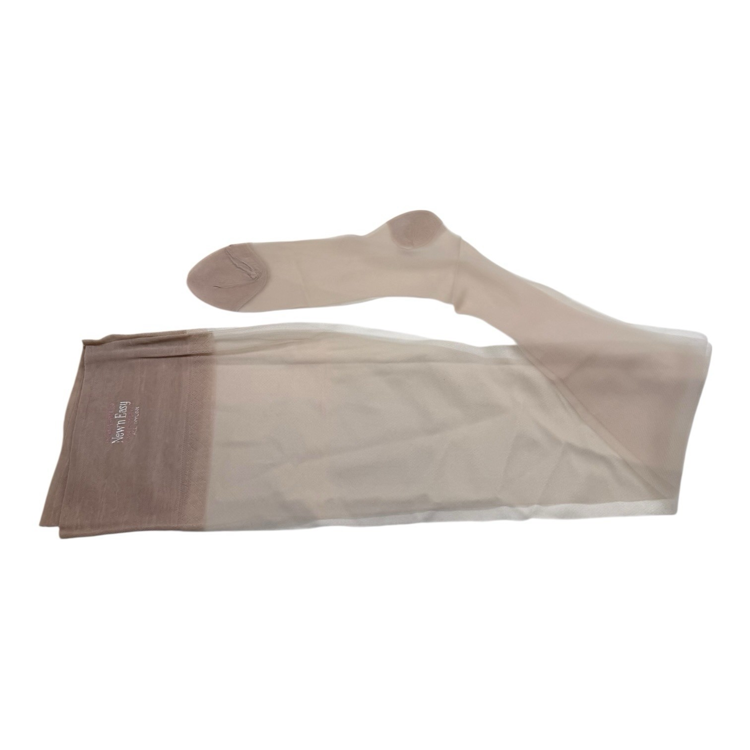 Vintage New’n Easy Two Way Stretch Top Stockings 10 1/2 RHT Pale Beige 34”