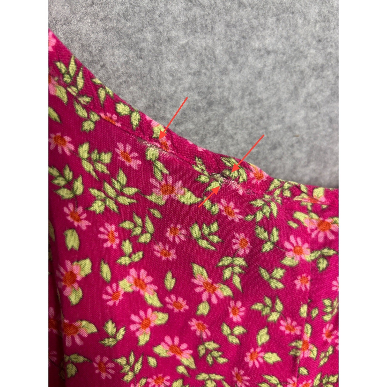 Vintage Schemes Floral Rayon Slip Dress Women M Pink Sleeveless Midi Y2K Cottage