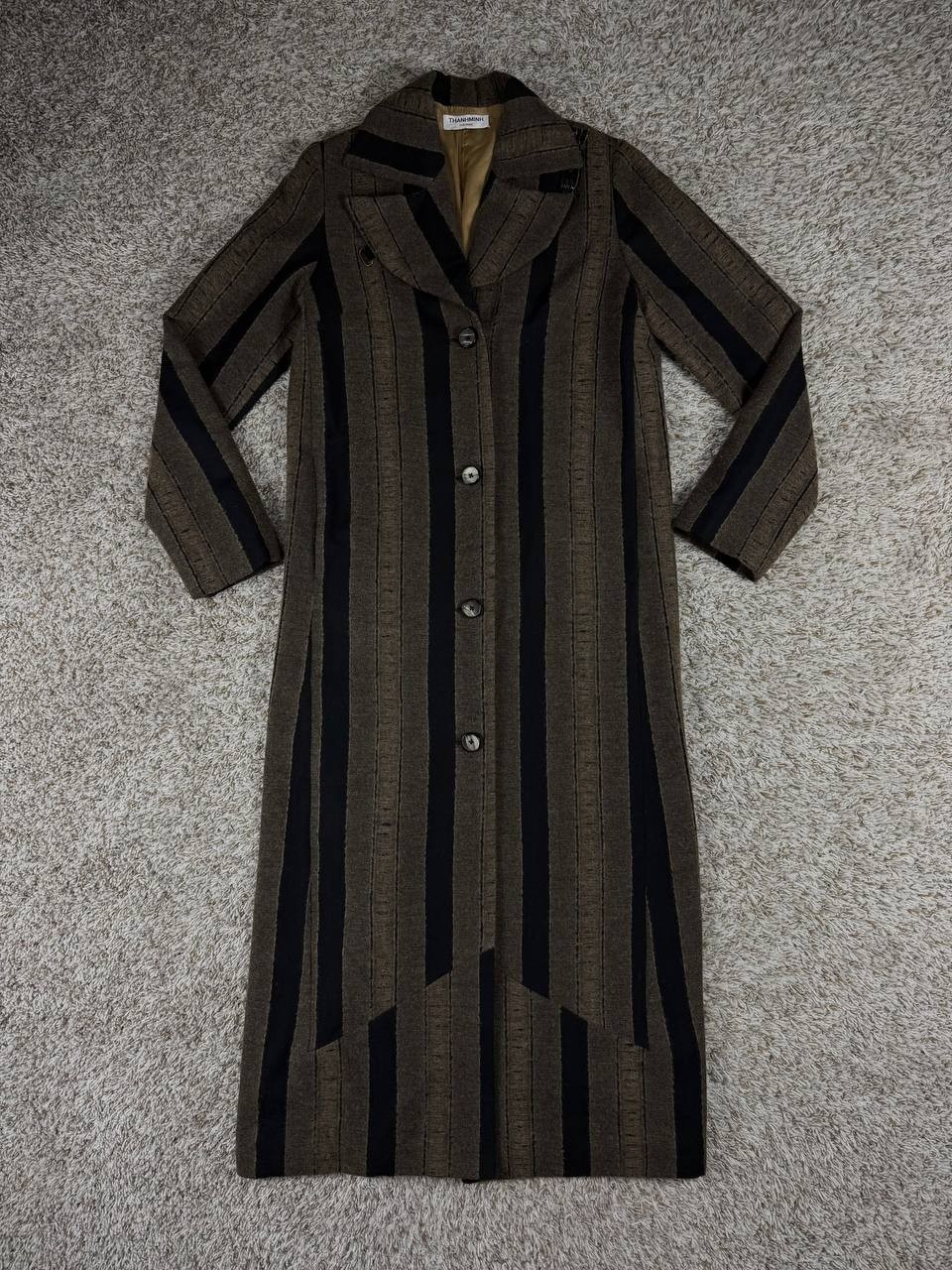 Vintage 90s THANHMINH Cologne Avant Garde Long Coat Dress Gothic Jacket