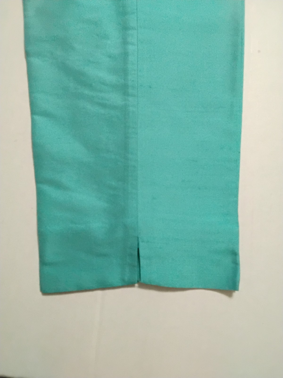 Vintage Jones New York Silk Pantsuit Sleeveless Top Turquoise Aqua Blue Sz 10