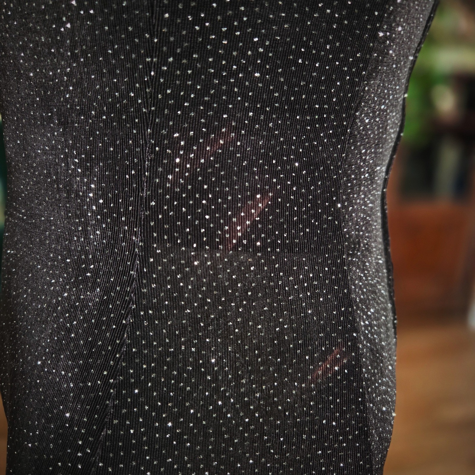 Vintage 90s Bari Jay Black Sequin Beaded Glitter Cocktail Mini Dress