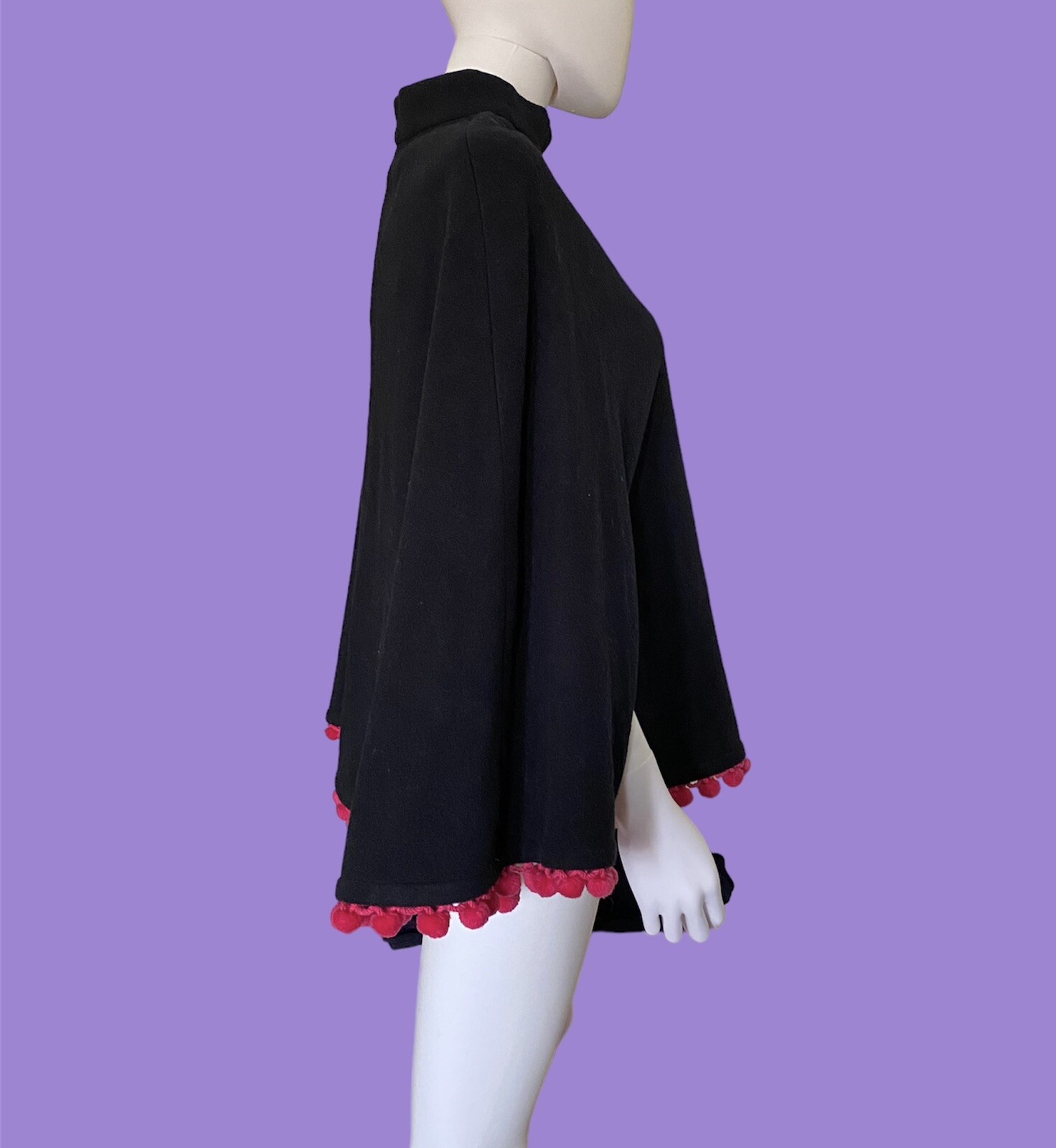 Y2K Vintage CK Bradley New York Poncho Cape Gossip Girl