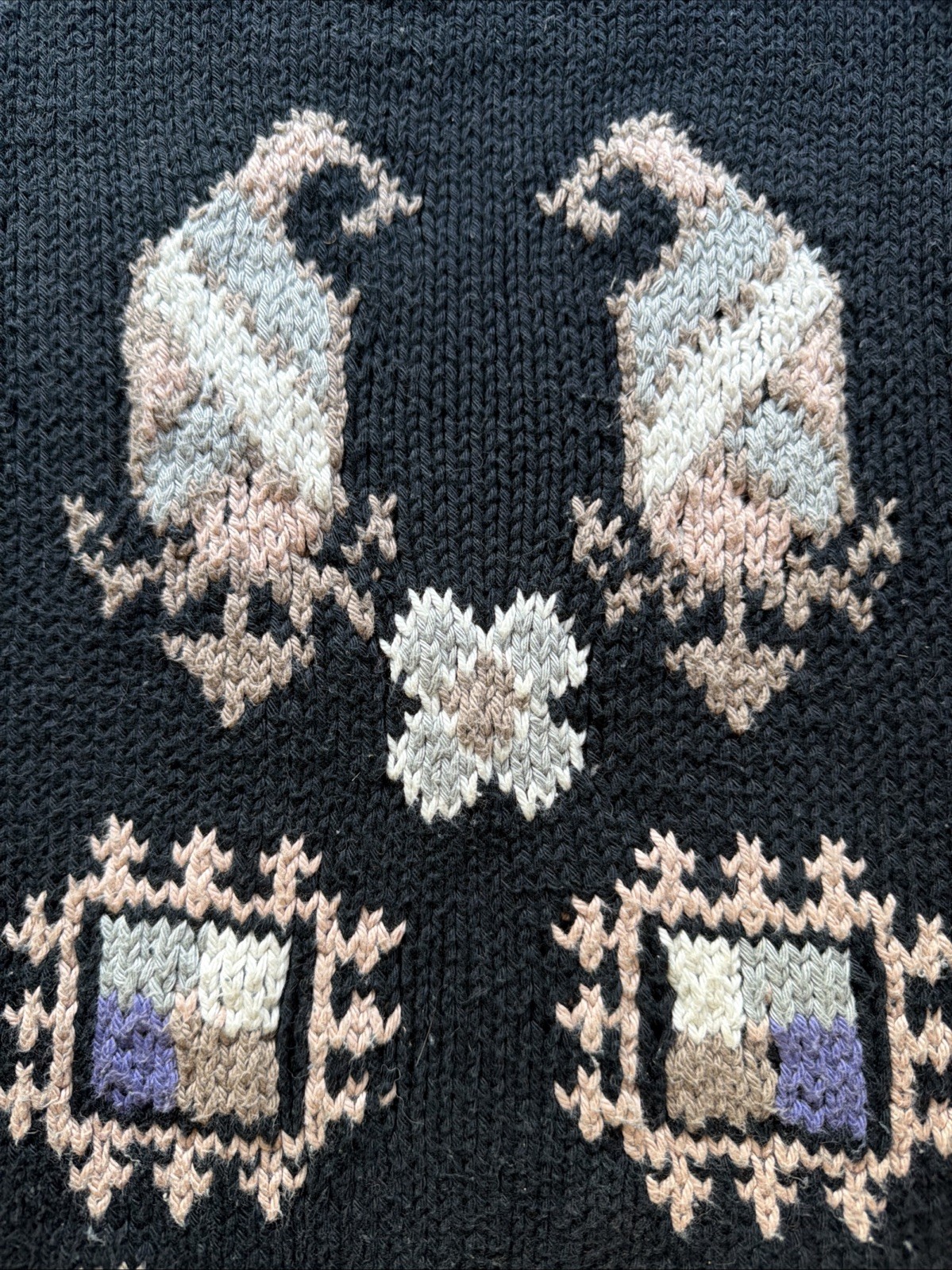 Vintage Stewart Ross Knit Sweater 1980’s Henri Bendel Oversized