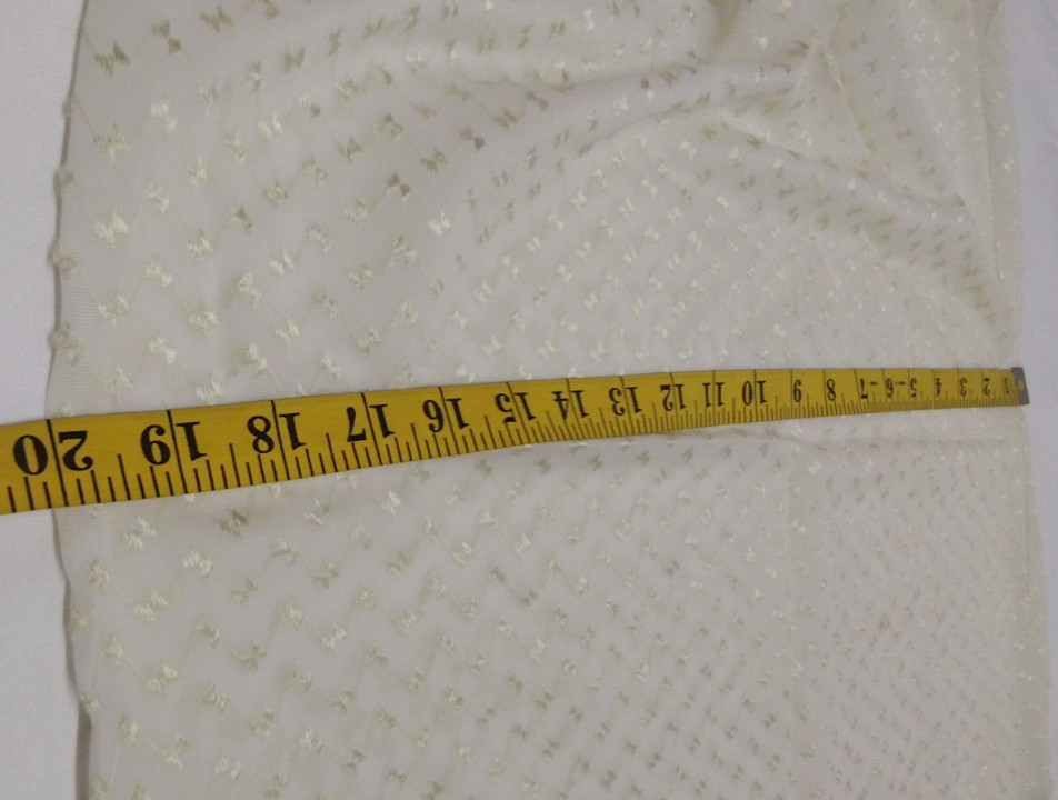 Lace Skirt Slip Chartreuse 50s Nylon Sheer On Mint White Lace Medium VINTAGE