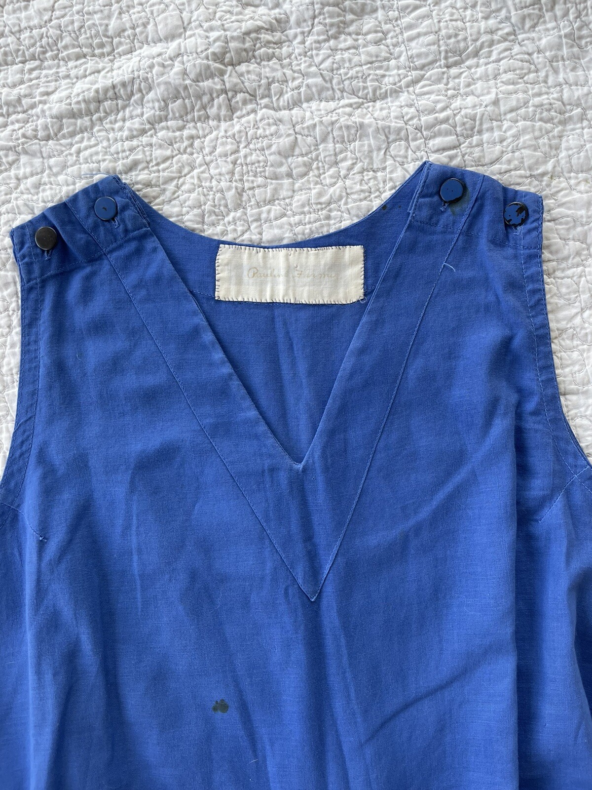 1940s blue gym suit size large