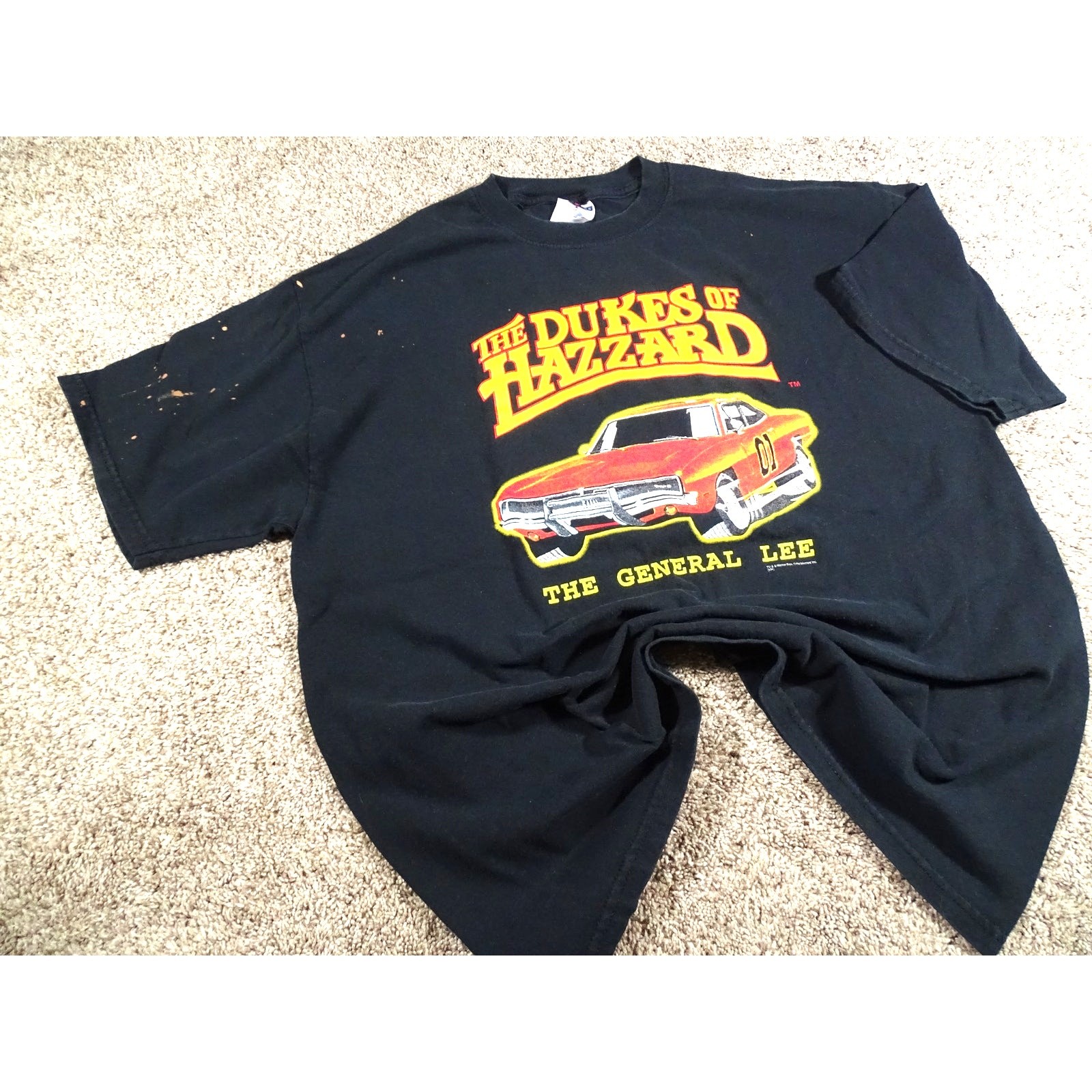 Vtg Dukes of Hazzard T Shirt Graphic Tee XL 90s Distressed Grunge Streetwear