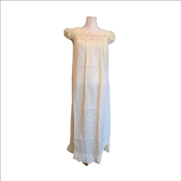 Vtg 60s House Dress cottagecore granny garden nap traditional gown NWT Size S