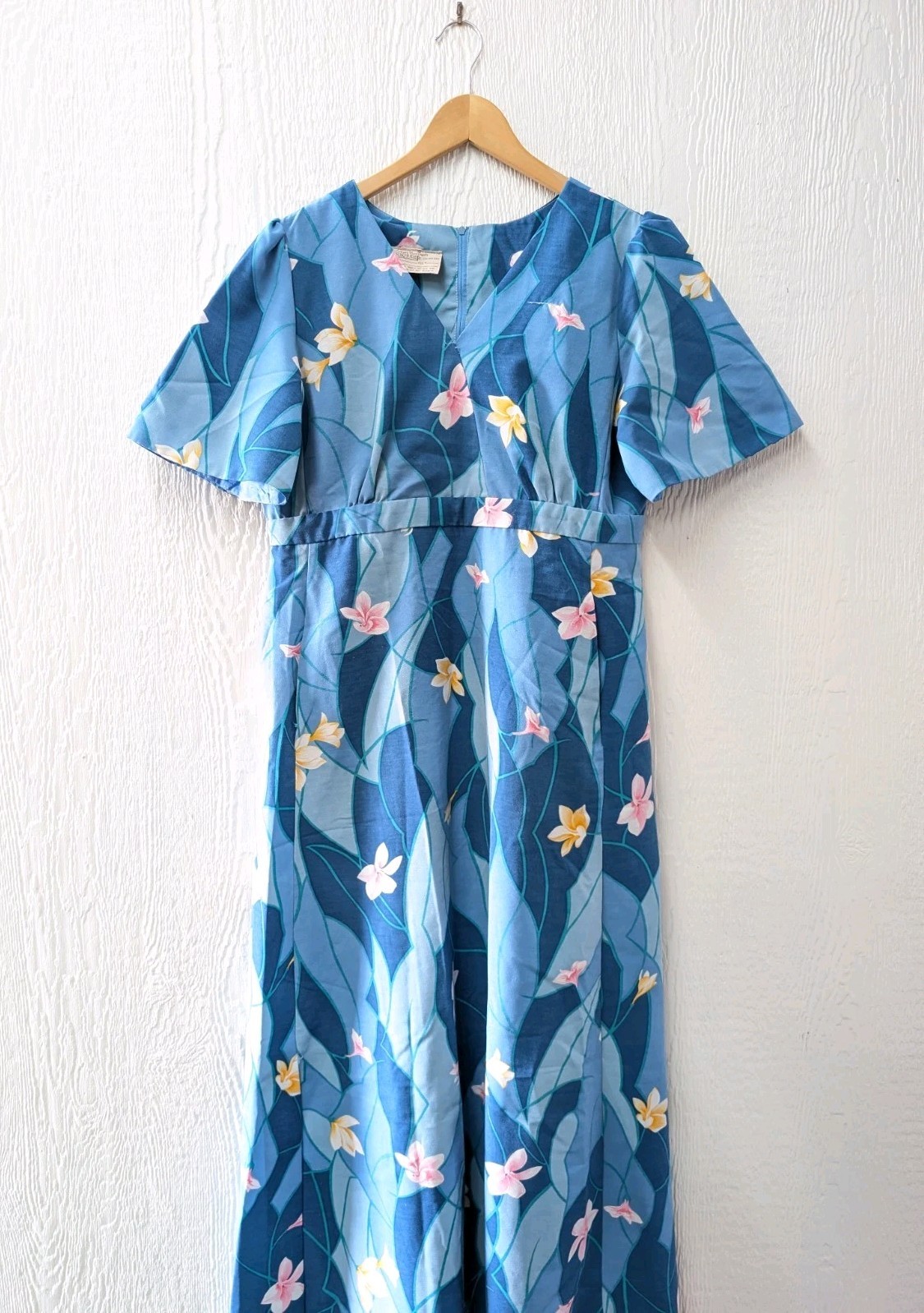 Rare United Airlines Stan Herman Brookhurst Hawaiian Flight Attendant Dress 14