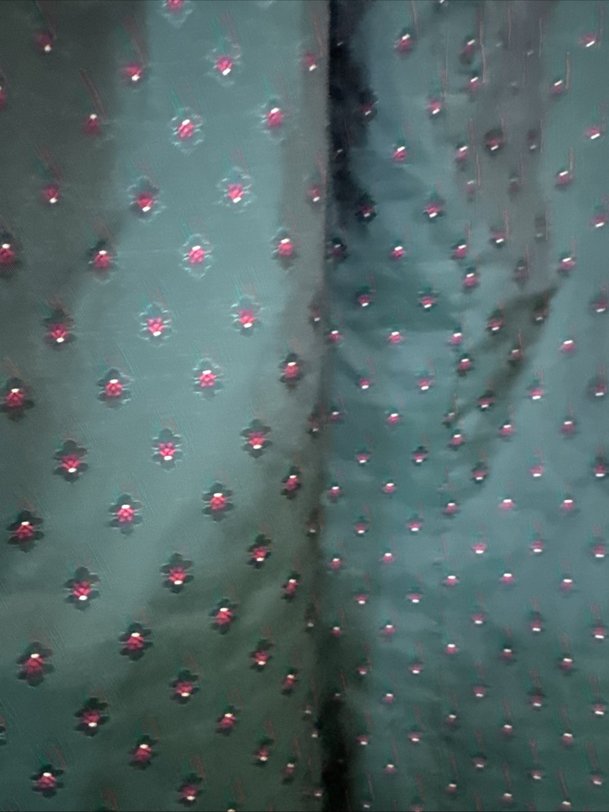 Susan Bristol Vintage Dark Green Floral Maxi Skirt Pleated Ribbon Trim Size 8