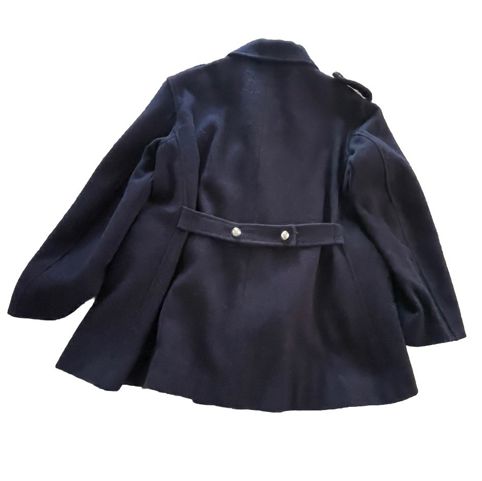 Vintage Bonjour Women’s Size Small Navy Blue Wool Lined Double Breasted Peacoat