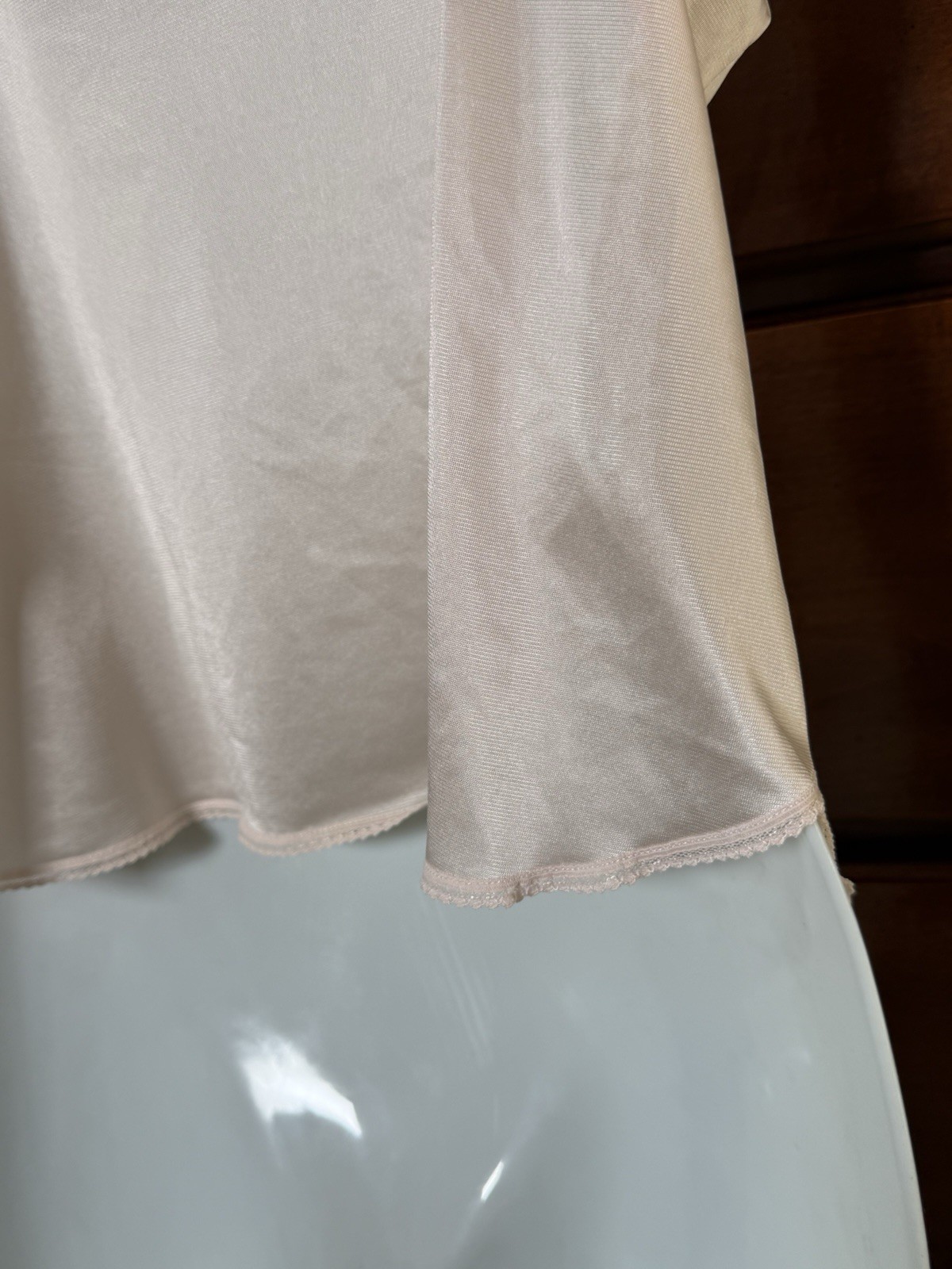 Vintage Maidenform Sweet Nothings Lace Camisole Cami 36 Pink Peachy Color