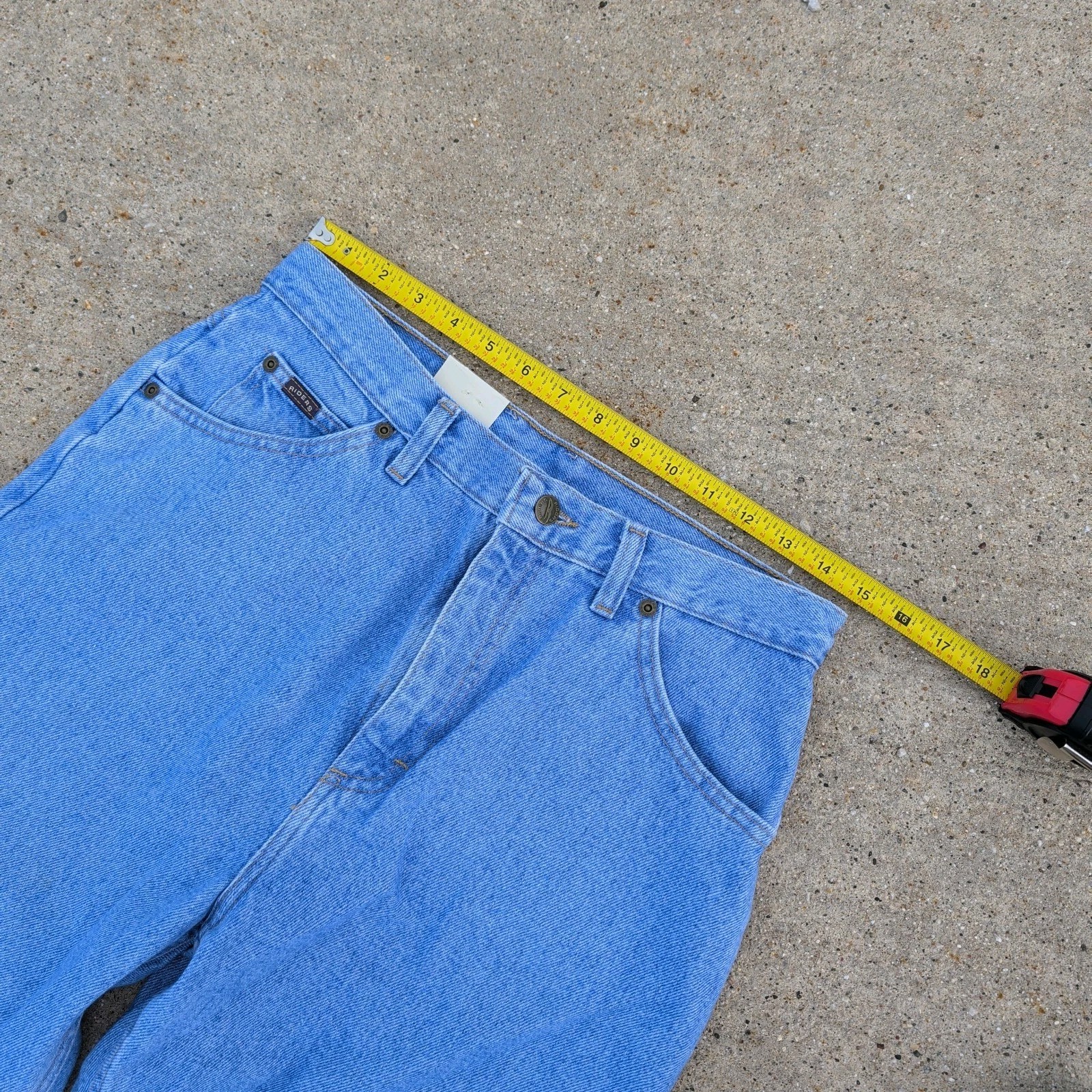 NOS 90s Lee Riders Misses Relaxed Tapered Leg USA Made 12 Petite NWT Deadstock