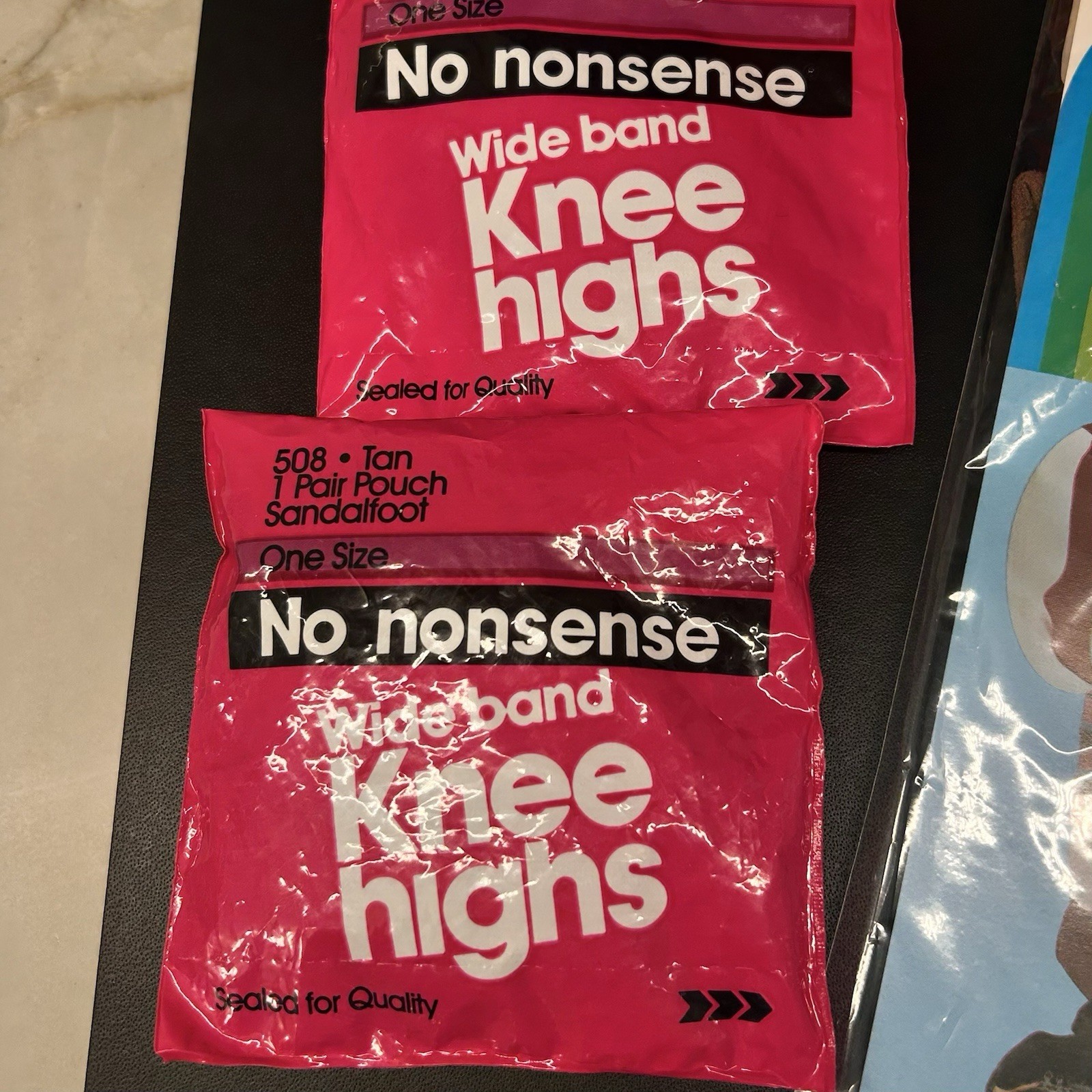 Vintage Knee High Stockings Lot of 4 New in Package One Size Fits All
