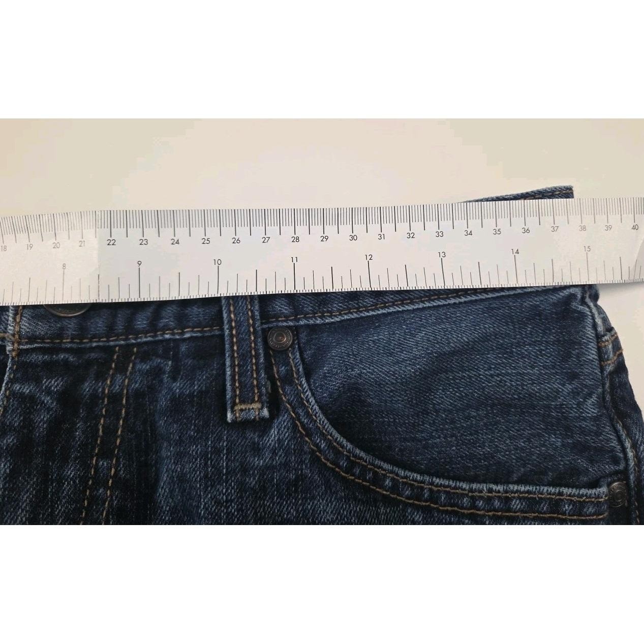 Arizona Vintage Men’s Relaxed Straight Distressed 100% Cotton Blue Jeans 30 x 30