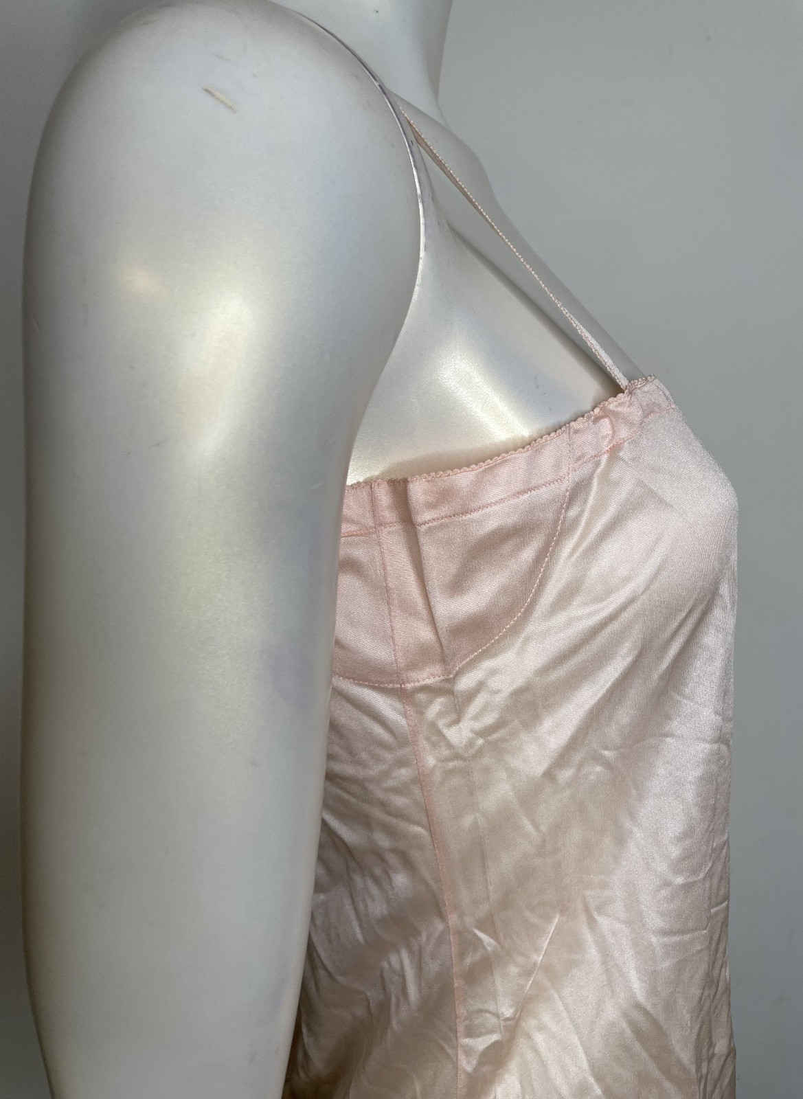 Vintage 20s 30s Pink Short Full Slip 38 Best & Co