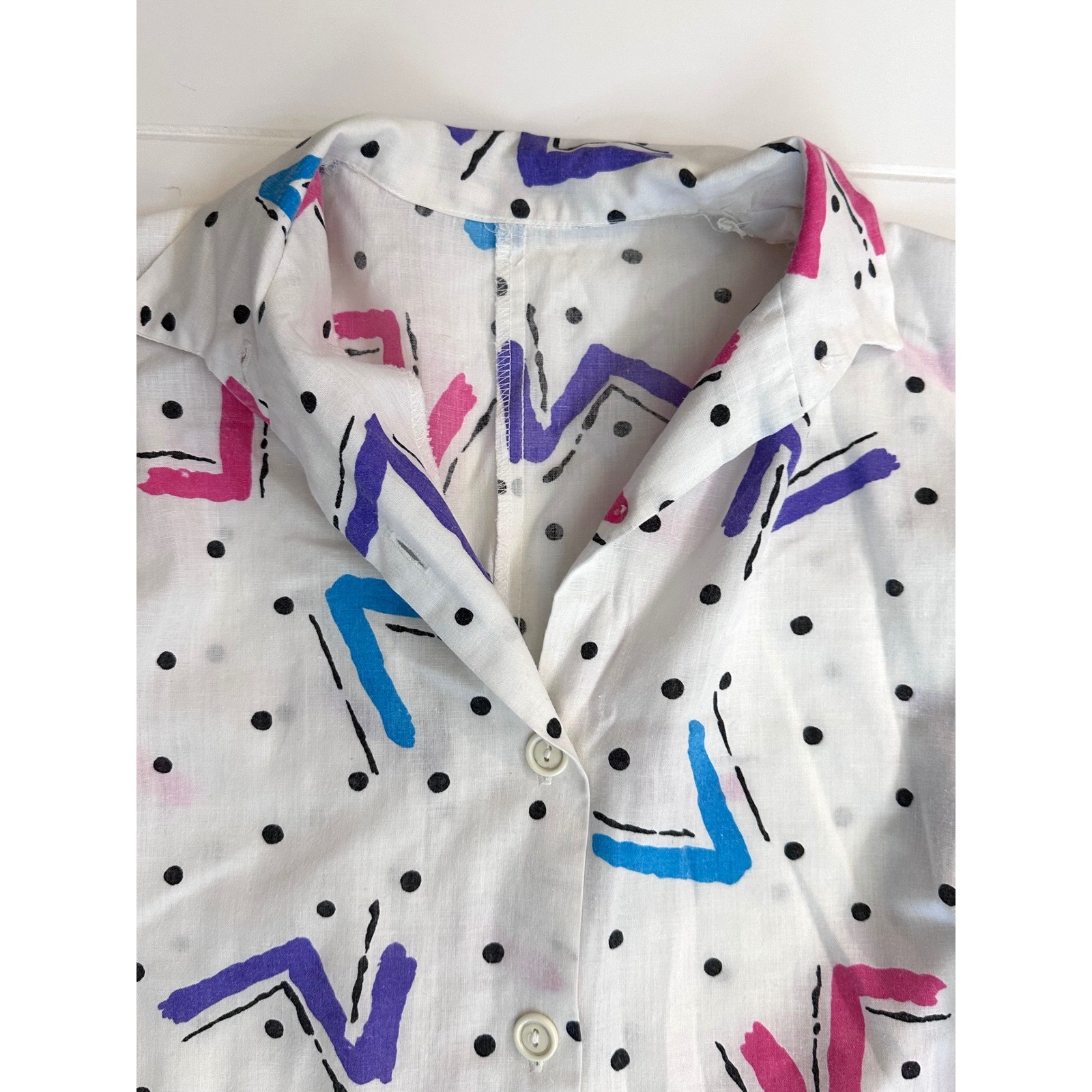 80s Workout Costume Top Retro Fitness Costume Barbiecore Memphis Print 1980s