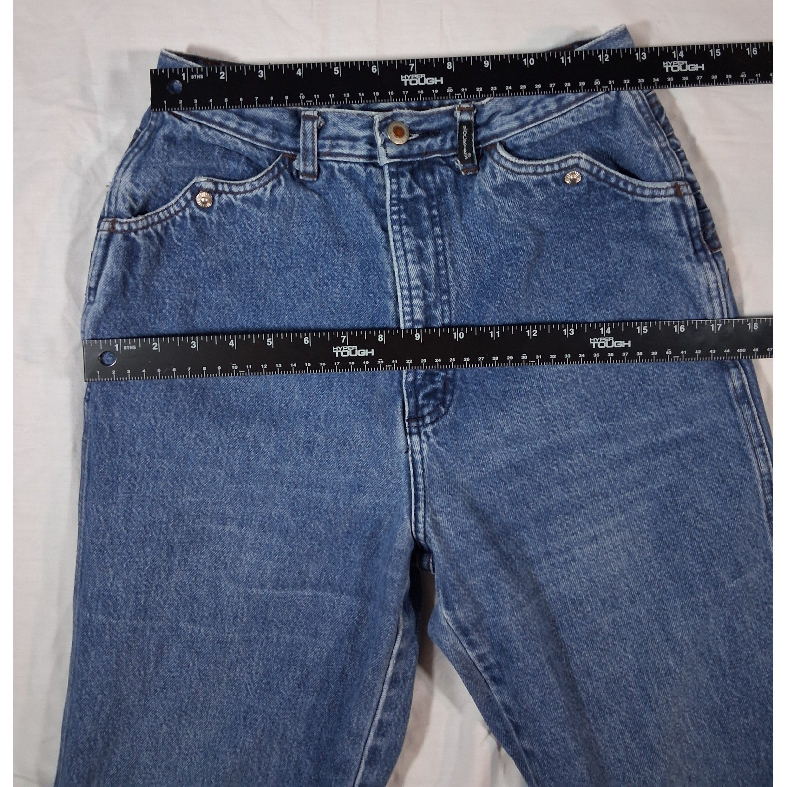 Vintage Rockies High Waisted Western Tapered Leg Blue Denim Jeans RS129AD0 11/12