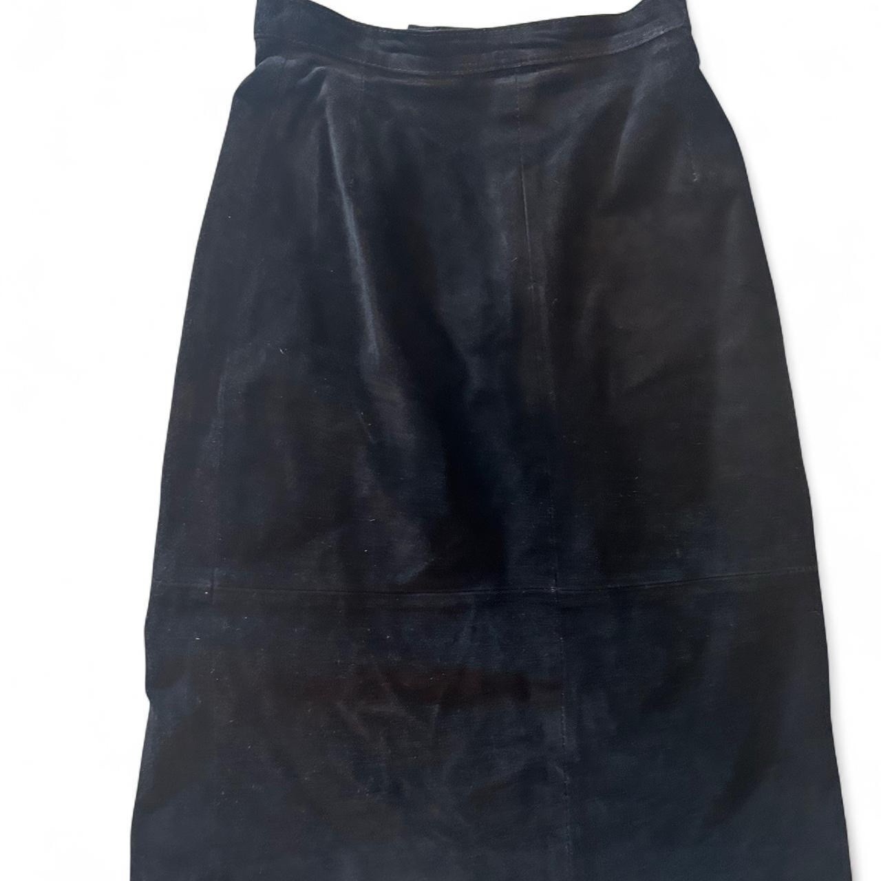 Vintage Genuine Suede Midi Skirt (Comint, Argentina) – Size 5/6