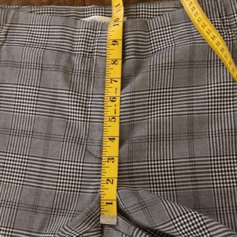 Fever Black & White Houndstooth W/Snakeskin Side Panel Trousers Sz 8 Blokecore