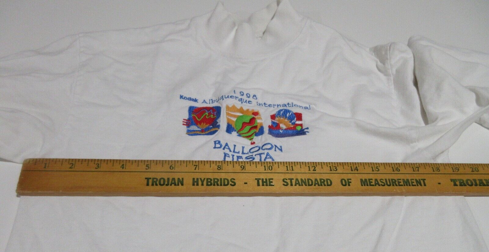 Vtg 1998 Kodak Albuquerque￼ Balloon Fiesta Graphic T-Shirt Tee Long Sleeve Top
