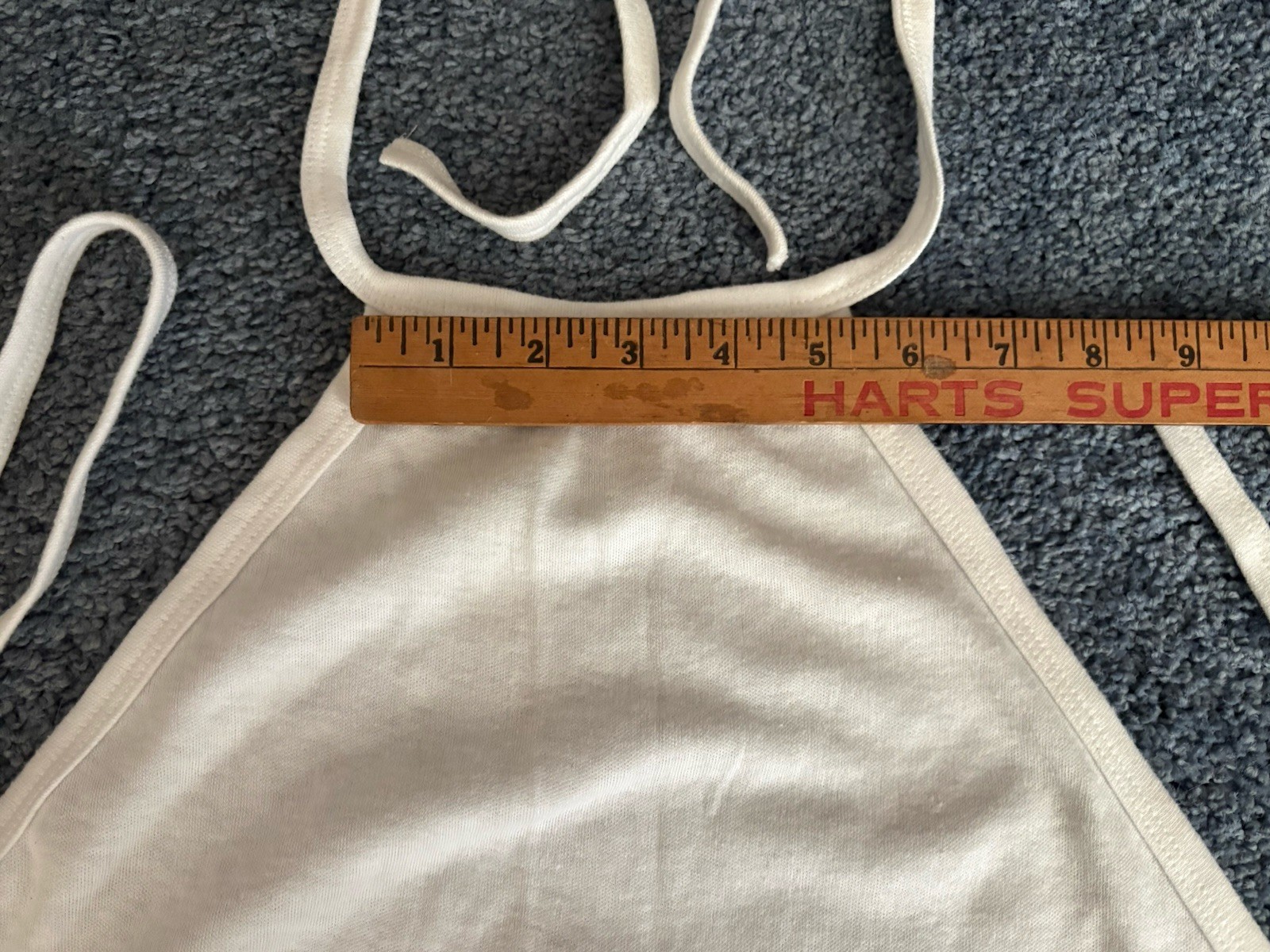 True Vintage 70’s-80’s Women’s Halter Top crop neck triangle bikini NEVER WORN